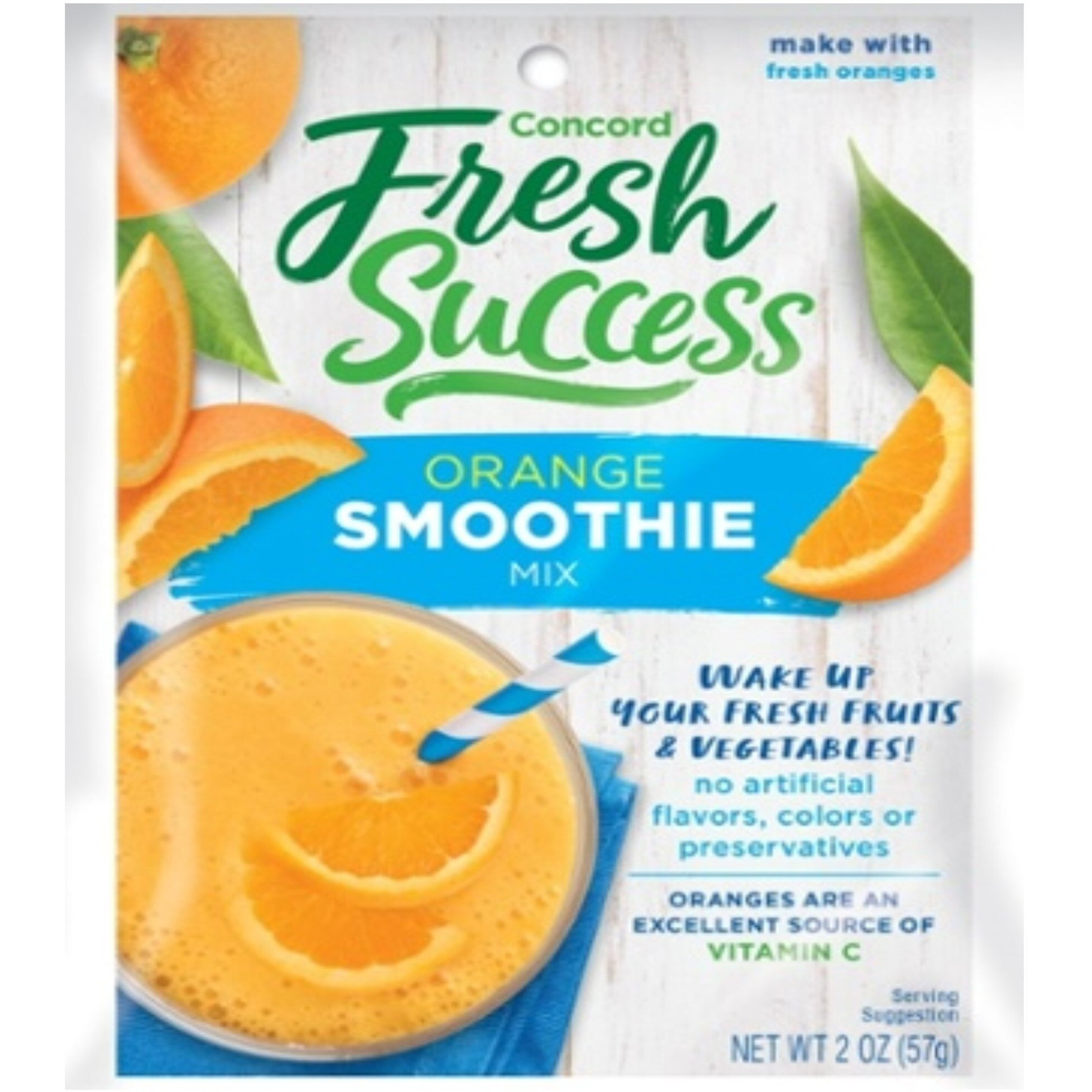 Concord Orange Smoothie Mix, 2-Ounce Packages (Pack Of 18 )