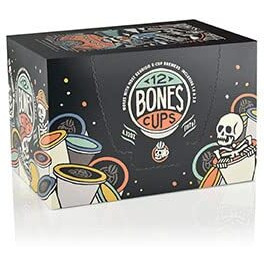 Bones Coffee Company Flavored Coffee Bones Cups French Vanilla Flavored Pods | 12Ct Single-Serve Coffee Pods Compatible With Keurig 1.0 & 2.0 Keurig Coffee Maker