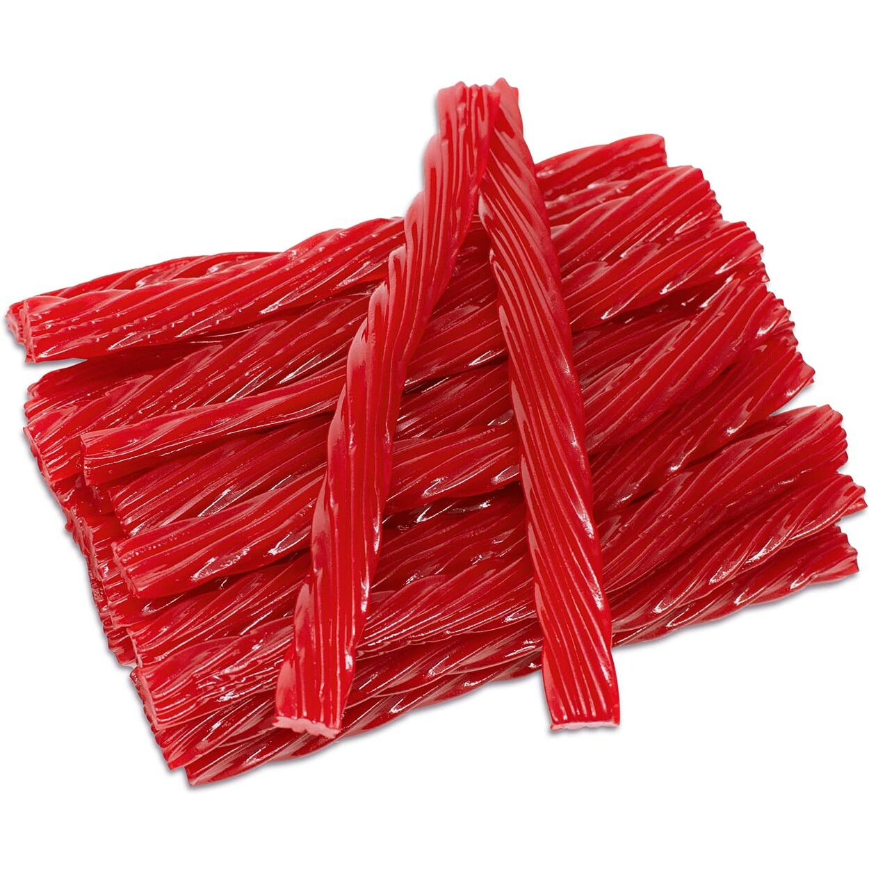 Sweet Roots Strawberry Licorice Twists (16 Oz / 1 Bag) - Jumbo Size - Certified Kosher - Vegan - Fat Free
