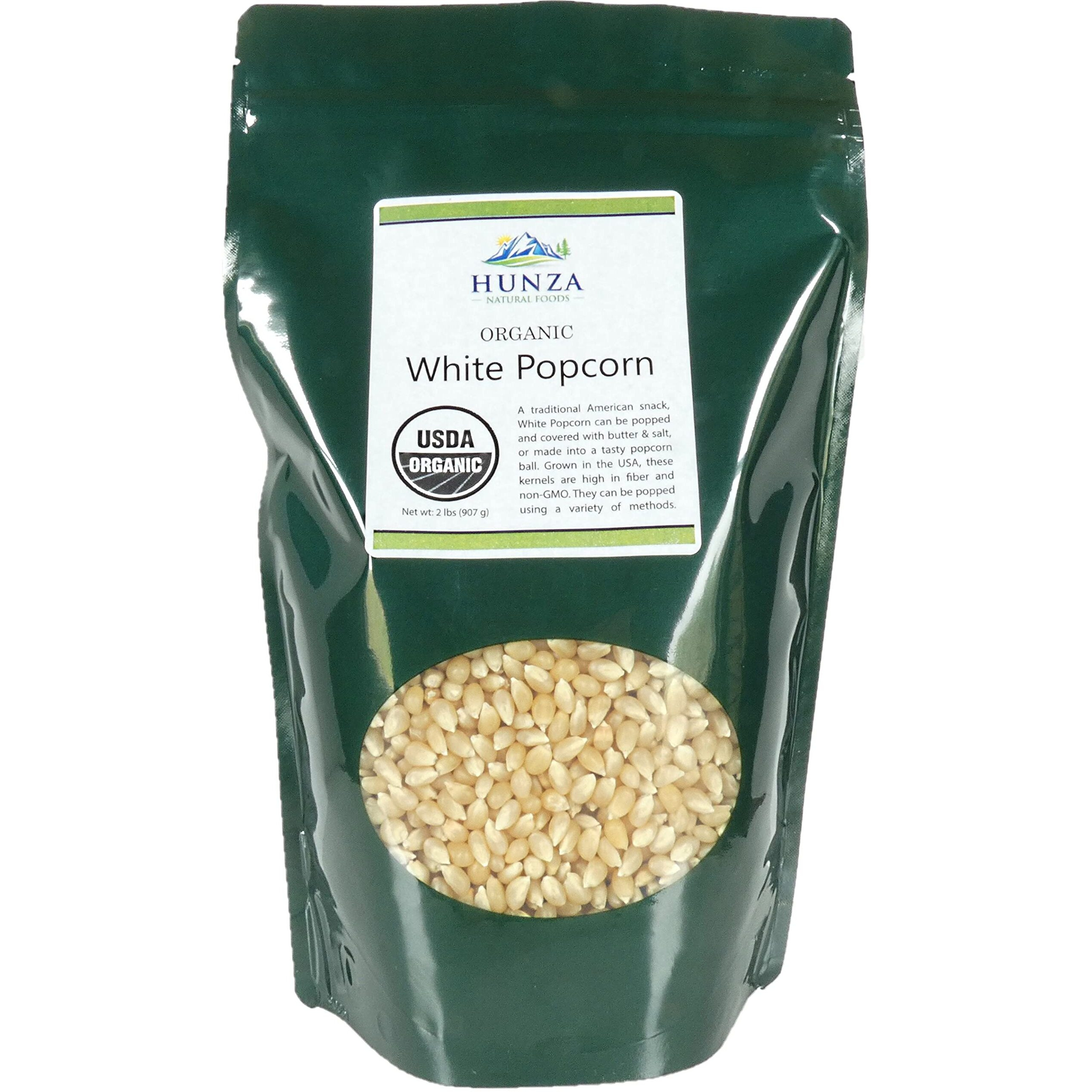 Hunza Organic White Popcorn (2-Lbs)