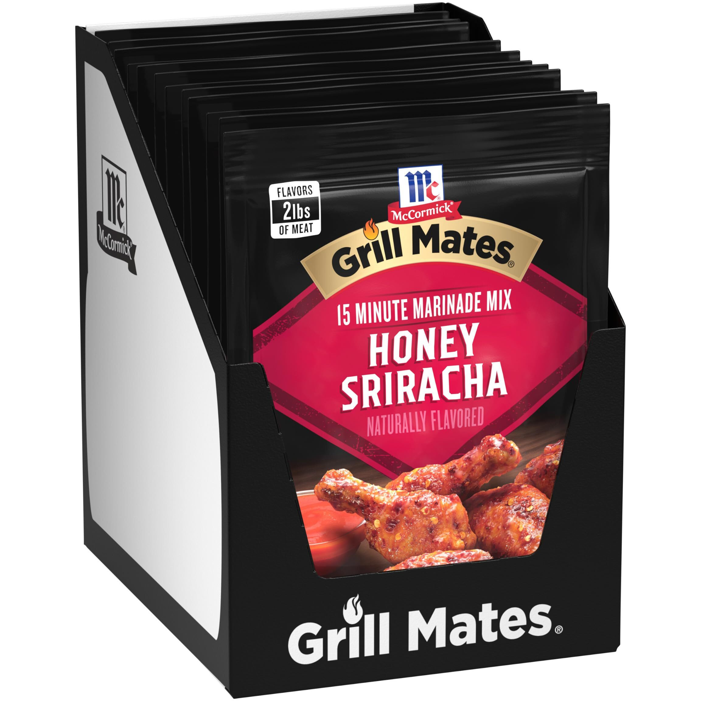 Mccormick Grill Mates Honey Sriracha Marinade Mix, 1 Oz (Pack Of 12)