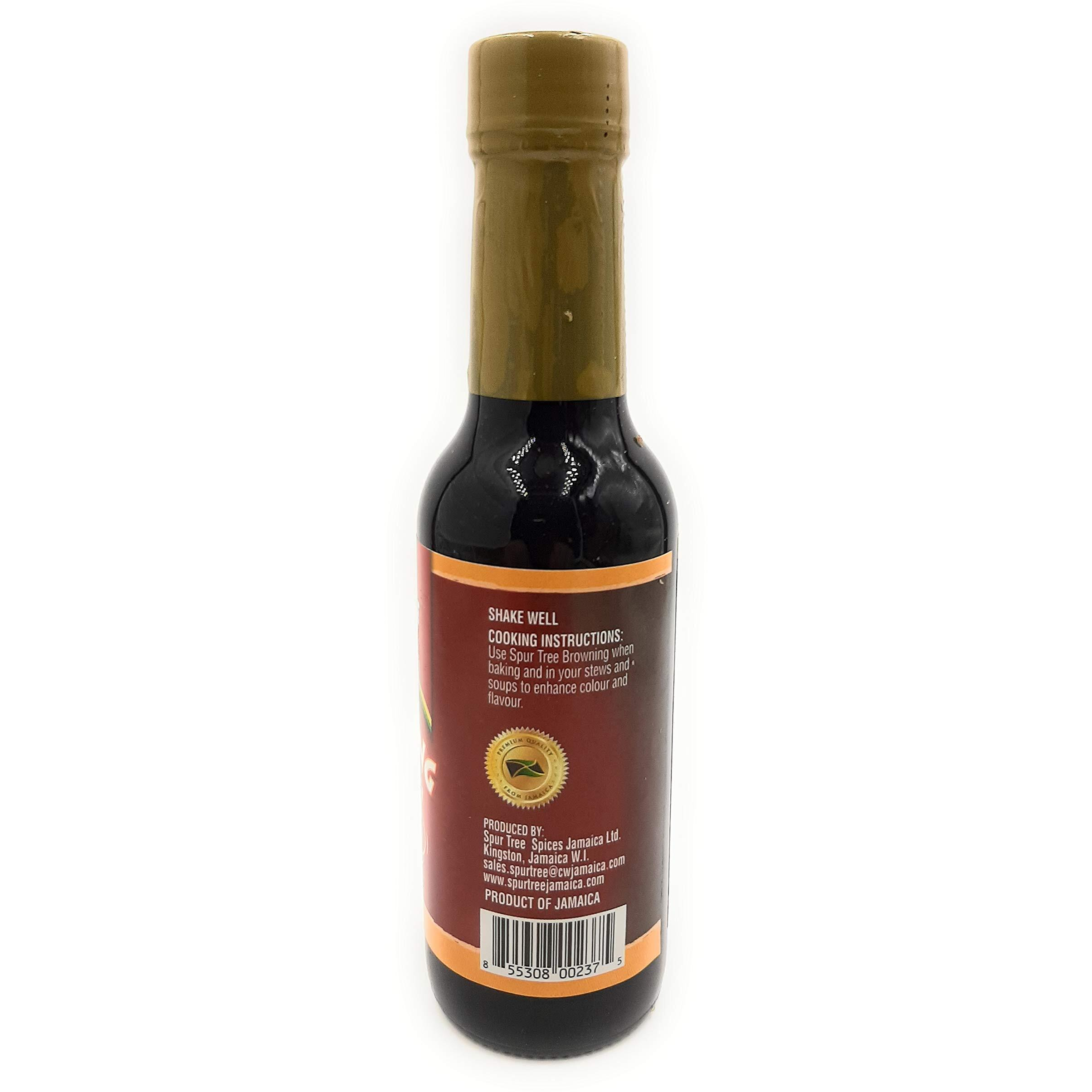 Spur Tree Jamaican Browning Sauce - Browning Seasoning Sauce To Caramelize Your Dishes - Authentic Jamaican Experience - Browning Sauce Jamaican - Browning Jamaican (4.8 Oz)