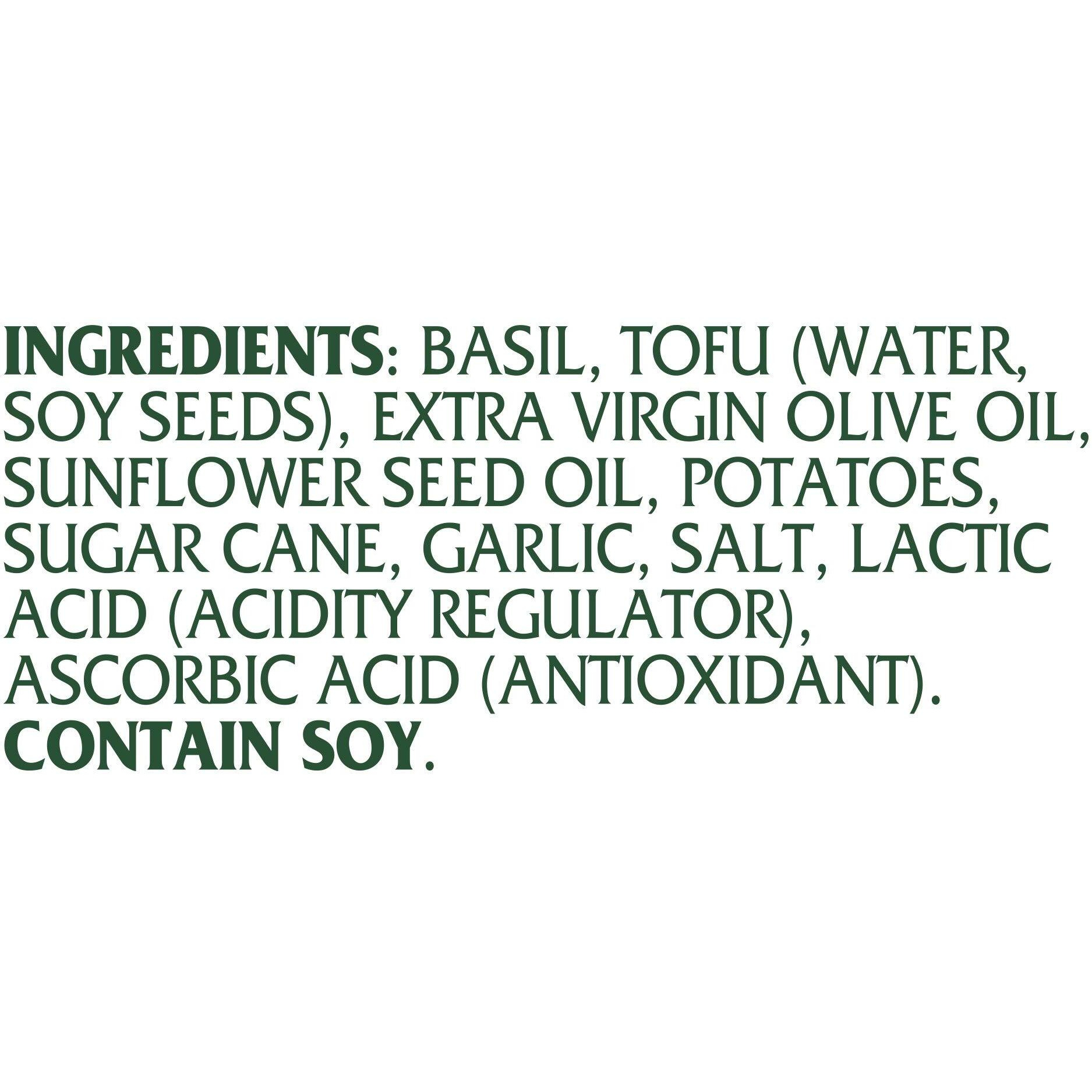 Mantova Vegan Basil Pesto, 6.7Oz (Pack Of 2), Product Of Italy