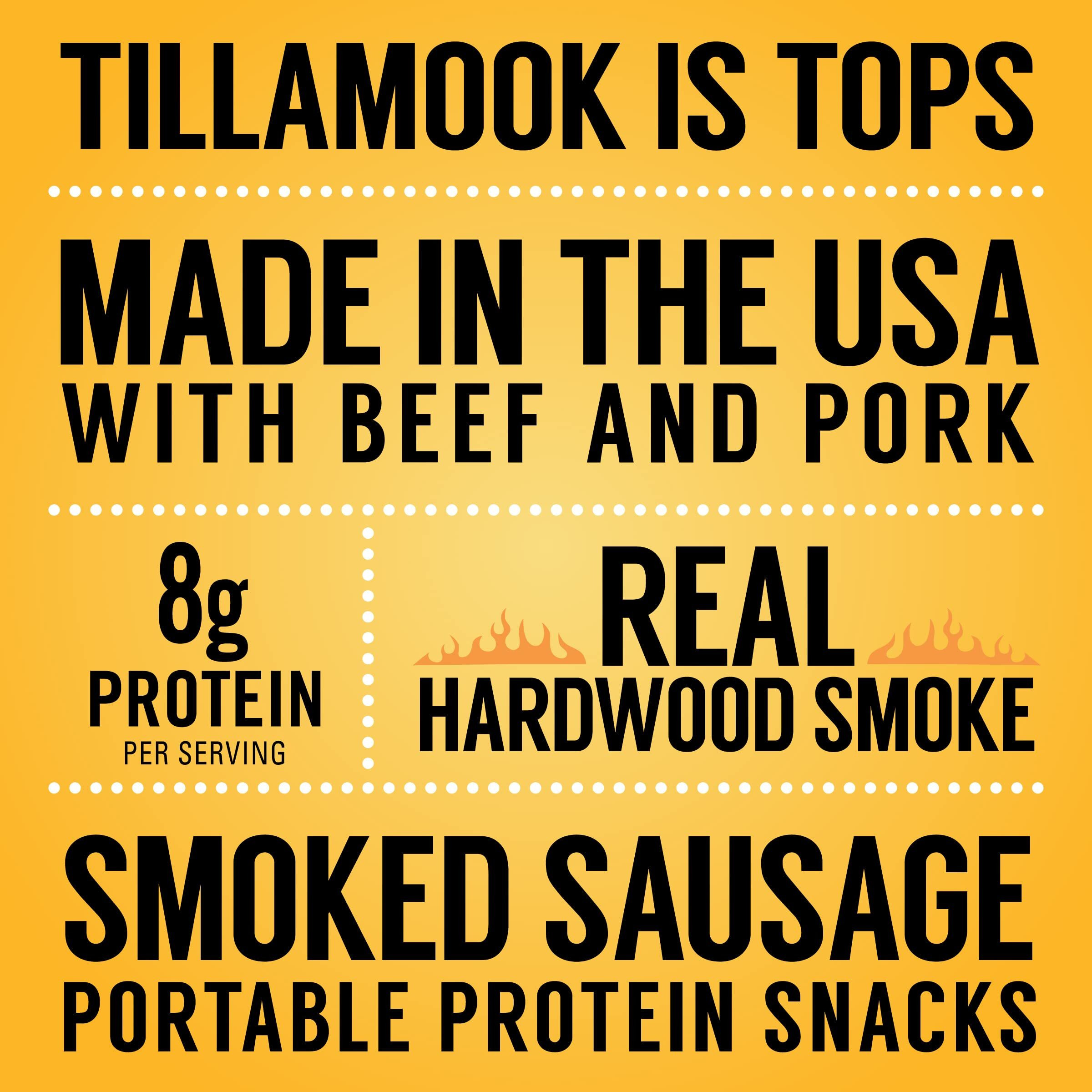 Tillamook Country Smoker Real Hardwood Smoked Sausages, Pepperoni, 15.2 Ounce Tall Jar, 20 Count