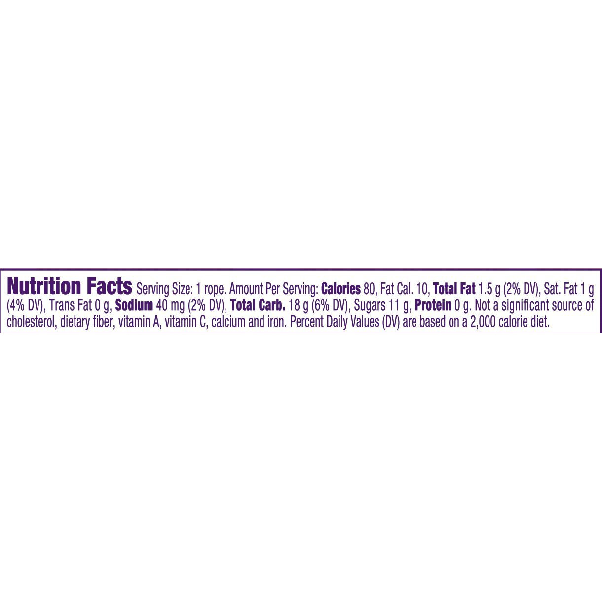 Laffy Taffy Rope Candy, Banana Flavor, 0.81 Ounce Ropes (Pack Of 24)