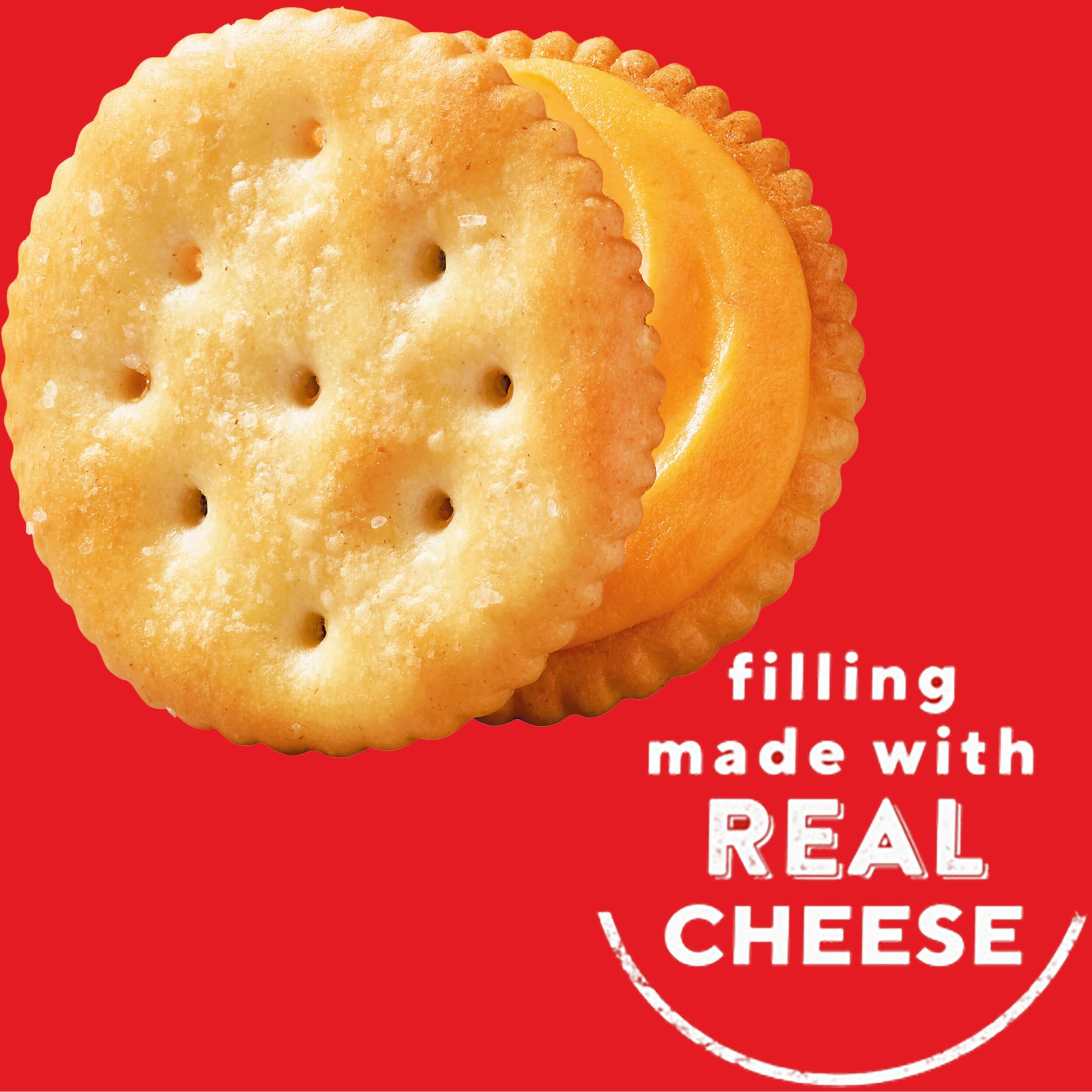 Ritz Cheese Sandwich Crackers, 20 Snack Packs (6 Crackers Per Pack)
