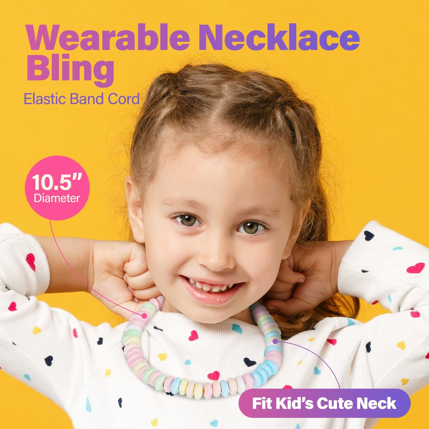 Fresh Finest 36-Count Bulk Candy Necklaces - Individually Wrapped Novelty Candy Necklaces. Ideal For Party Favors, Goody Bags, Candy Buffets, And Retro-Themed Events.