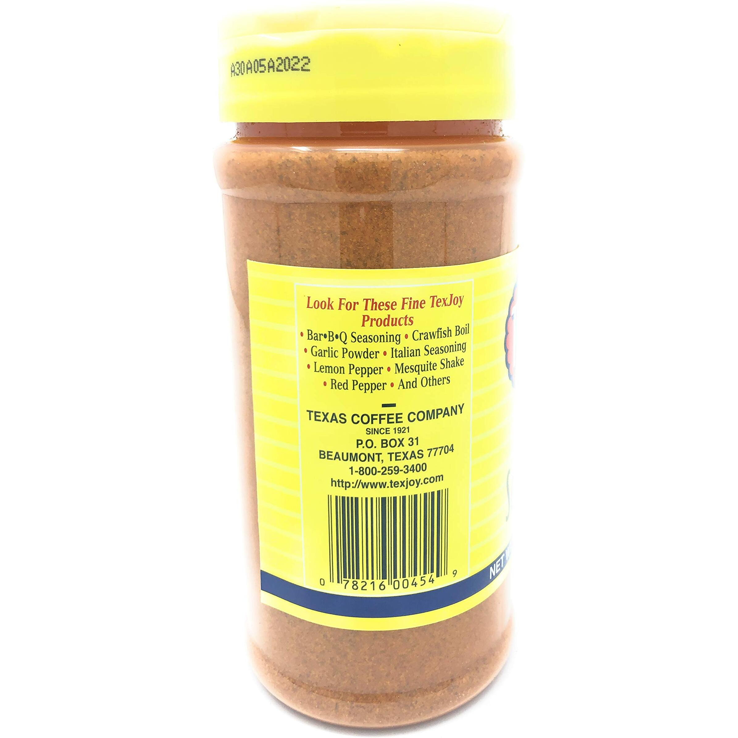 Texjoy Original Steak Seasoning No Msg 16 Oz (Pack Of 2)