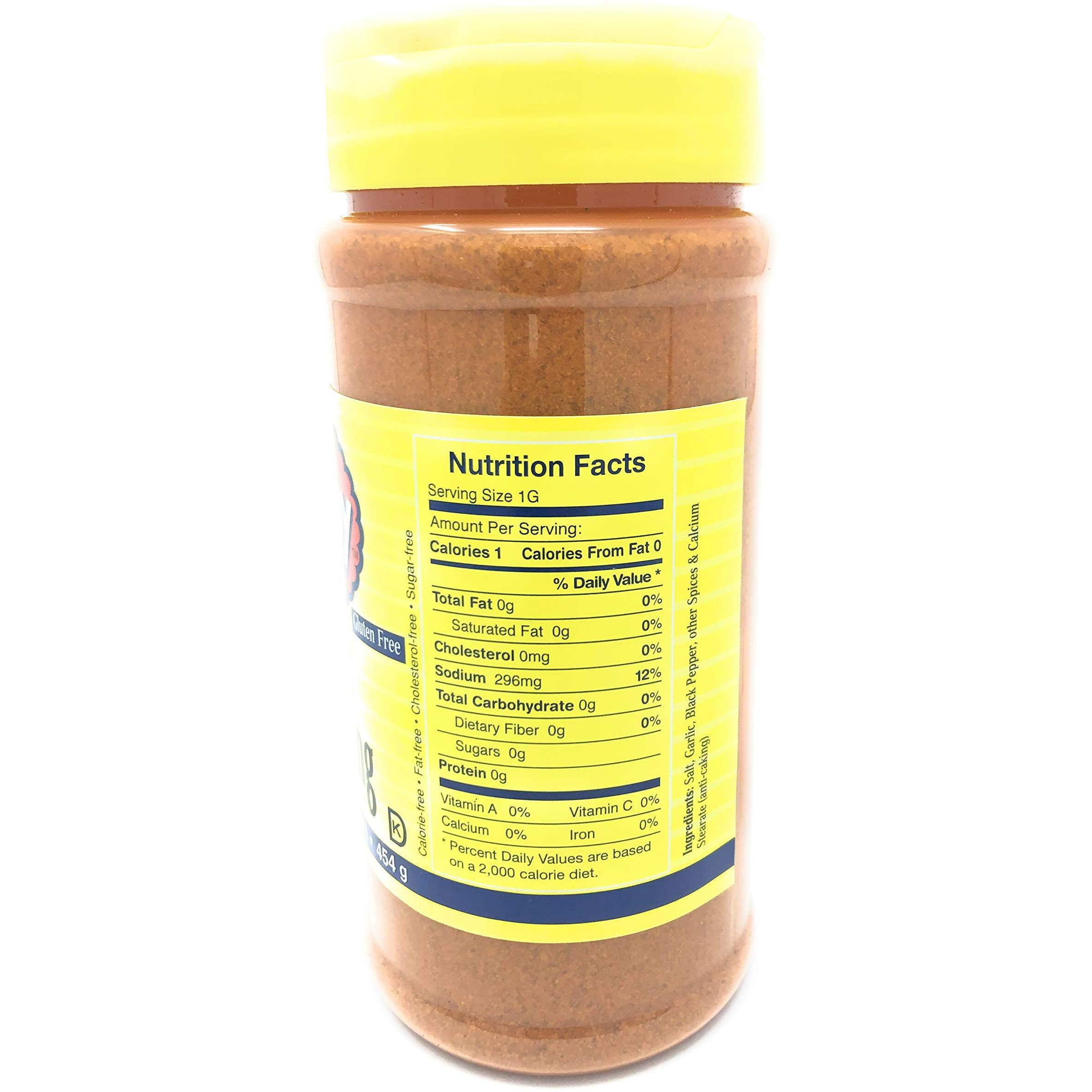 Texjoy Original Steak Seasoning No Msg 16 Oz (Pack Of 2)