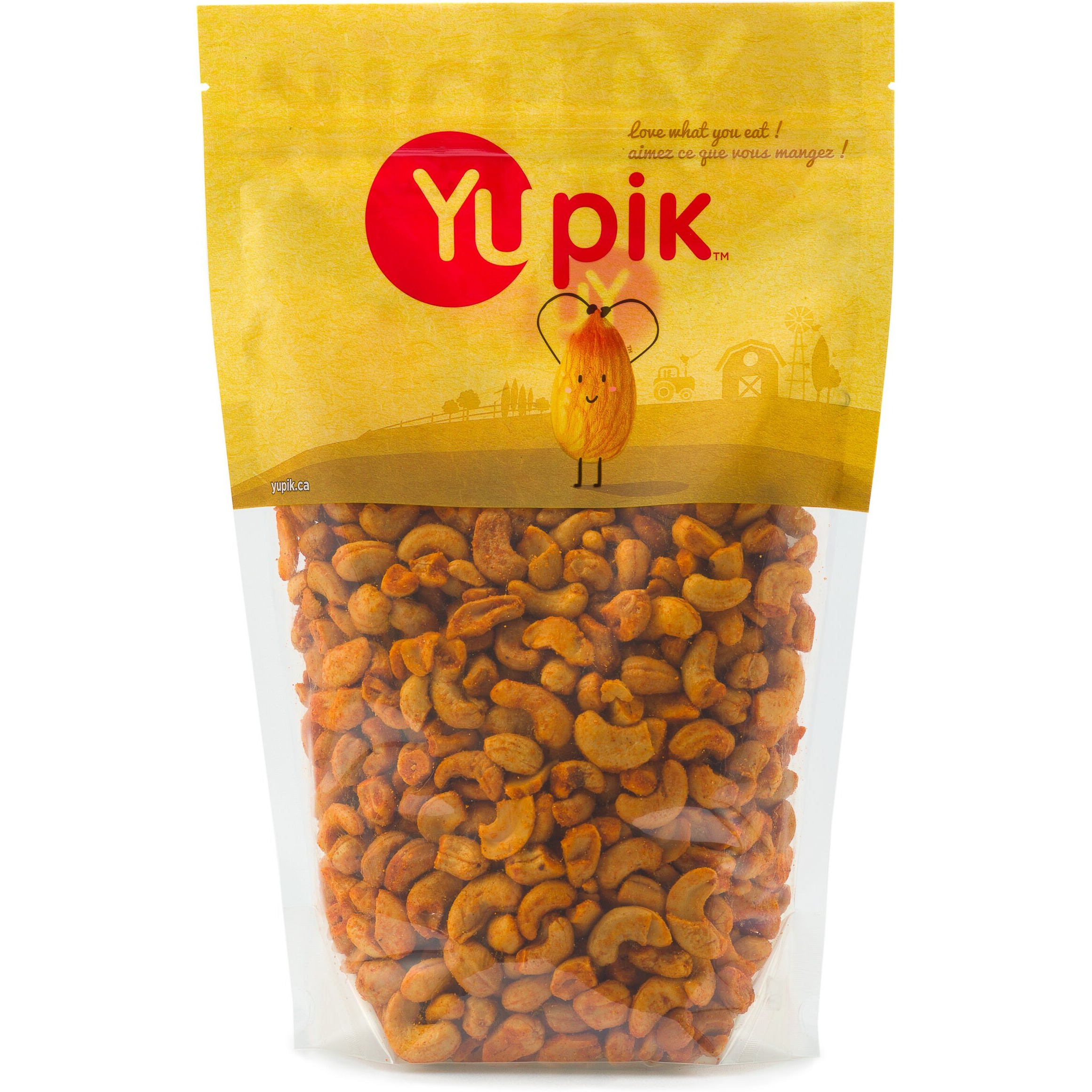 Yupik Bbq Cashews, 2.2 Lb, Kosher, Vegan, Roasted Salted Nuts, Seasoned Nuts With Spices, Unique Smoky Flavor, Source Of Protein & Iron, Crunchy, Savory Snacks