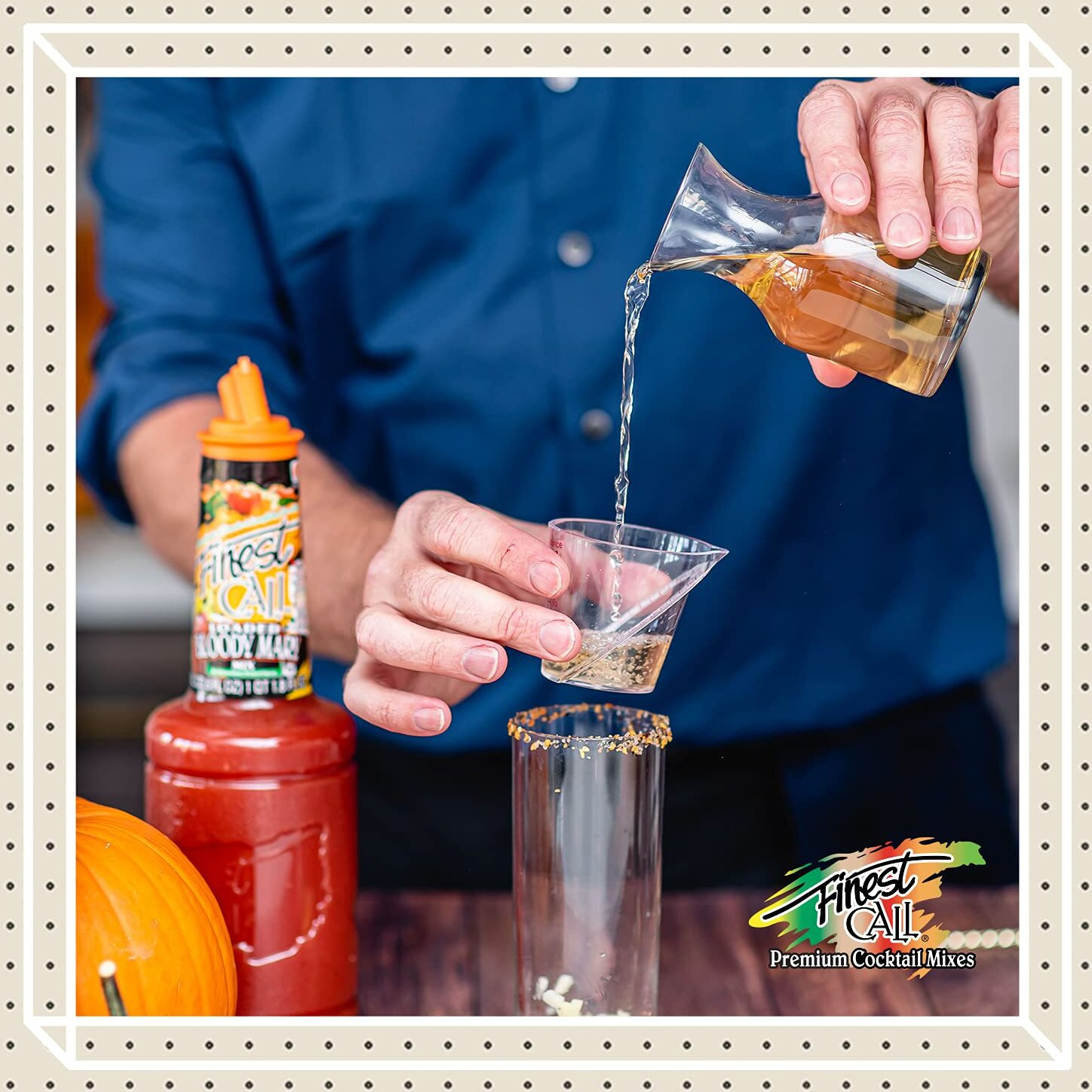 Finest Call Premium Loaded Bloody Mary Drink Mix, 1 Liter Bottle (33.8 Fl Oz), Pack Of 3