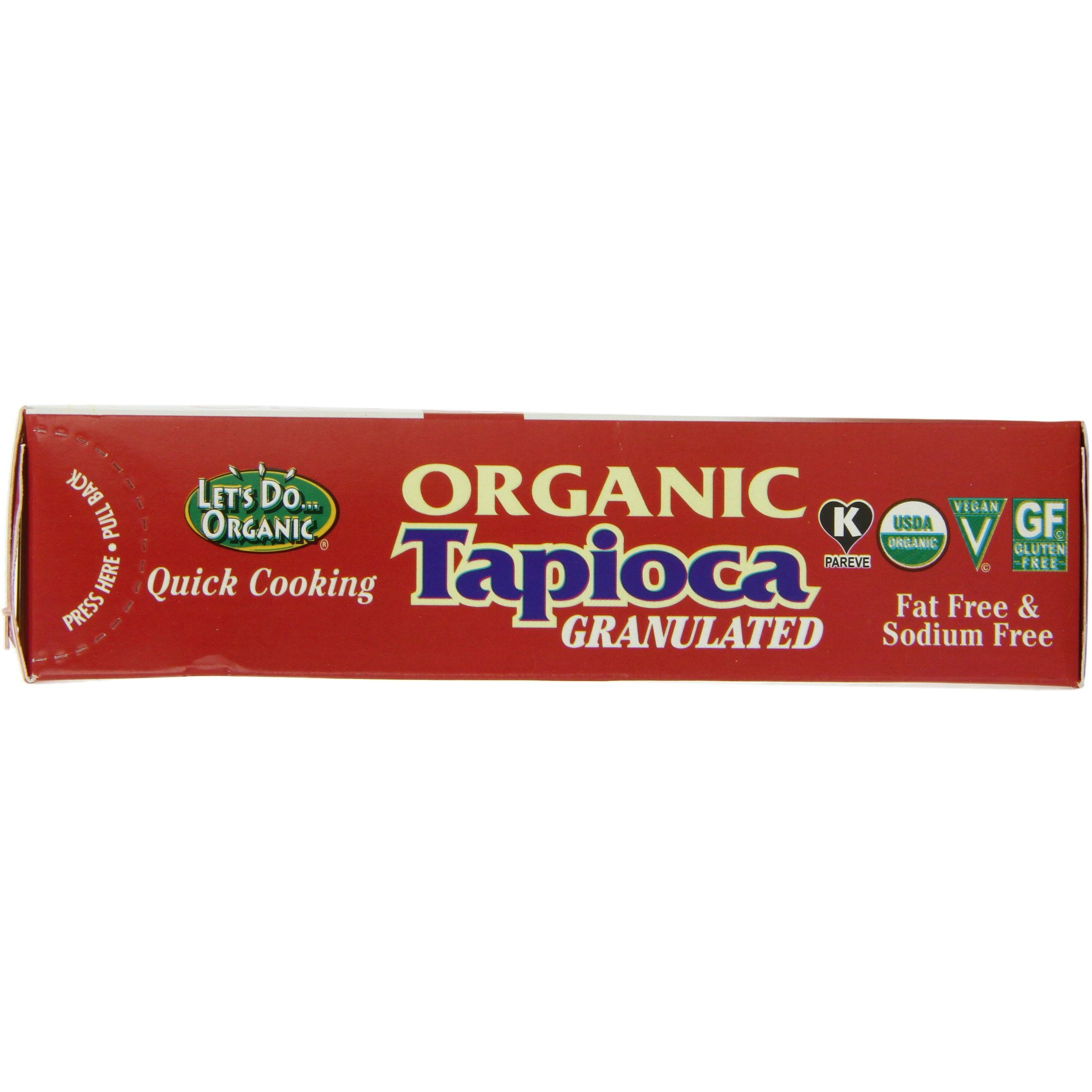 Let's Do Organic Organic Tapioca Granules, 6 Ounce Boxes (Pack Of 6)