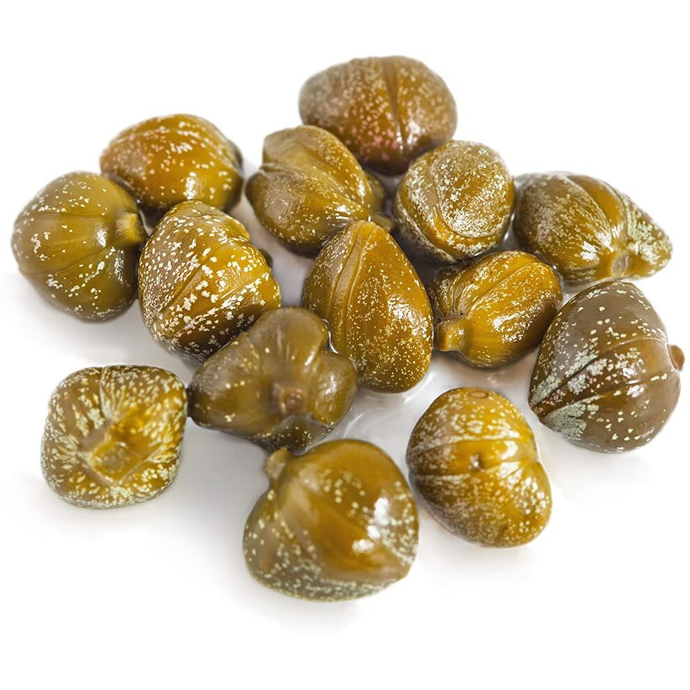 Sanniti Spanish Capers Capotes In Vinegar And Salt Brine - 33.5 Oz