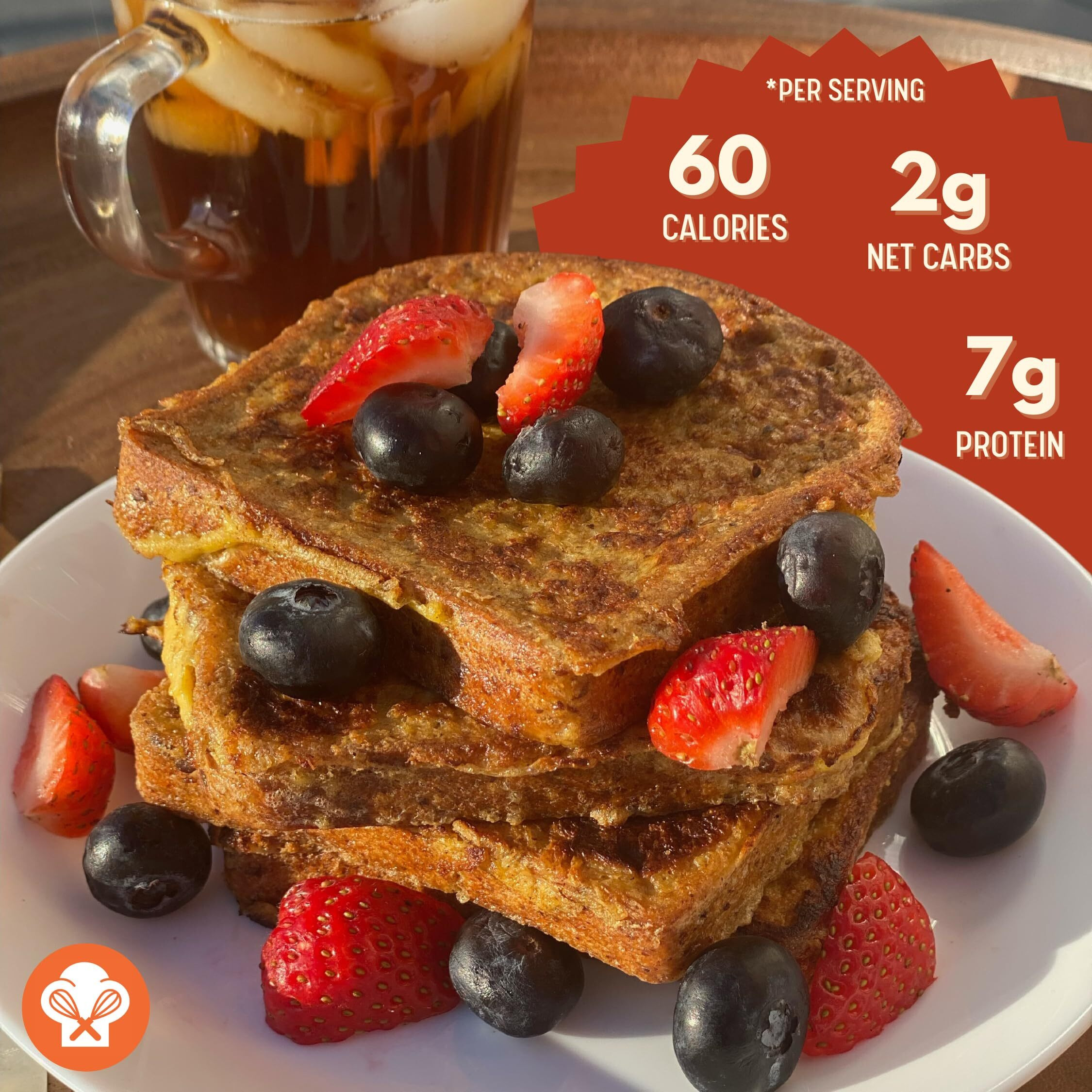 Dr. B's Multigrain Bread | 2G Net Carbs & 7G Protein | Low Calorie, Vegan, Sugar Free | Fresh, Sliced, Keto & Low Carb Bread Loaf ((6 Pack (16 Oz), Plain)