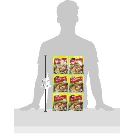 Nora Chinese Style Hot And Sour Soup Mix, 2.12-Ounce (Pack Of 6)