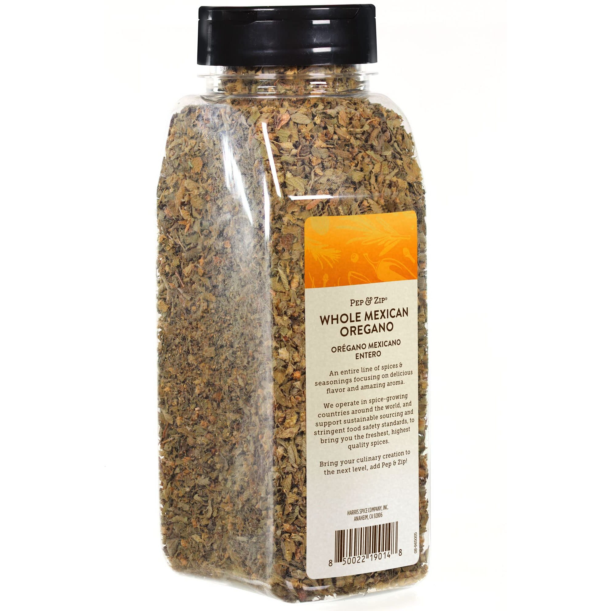 Pep And Zip, Whole Mexican Oregano/Oregano Mexicano Entero, Non Gmo, Kosher, 3.5Oz