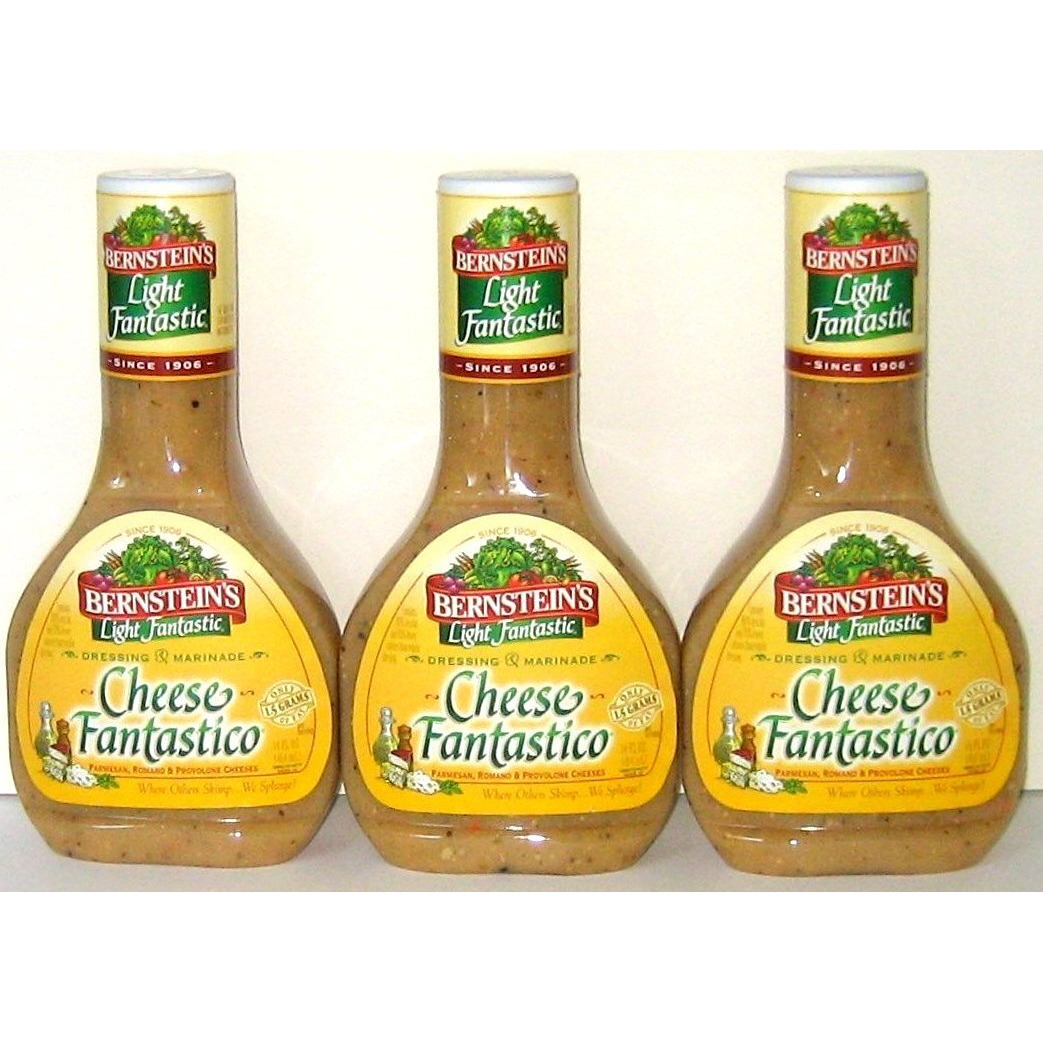Bernstein's Light Fantastic Cheese Fantastico Dressing - 14 Oz (3-Pack)