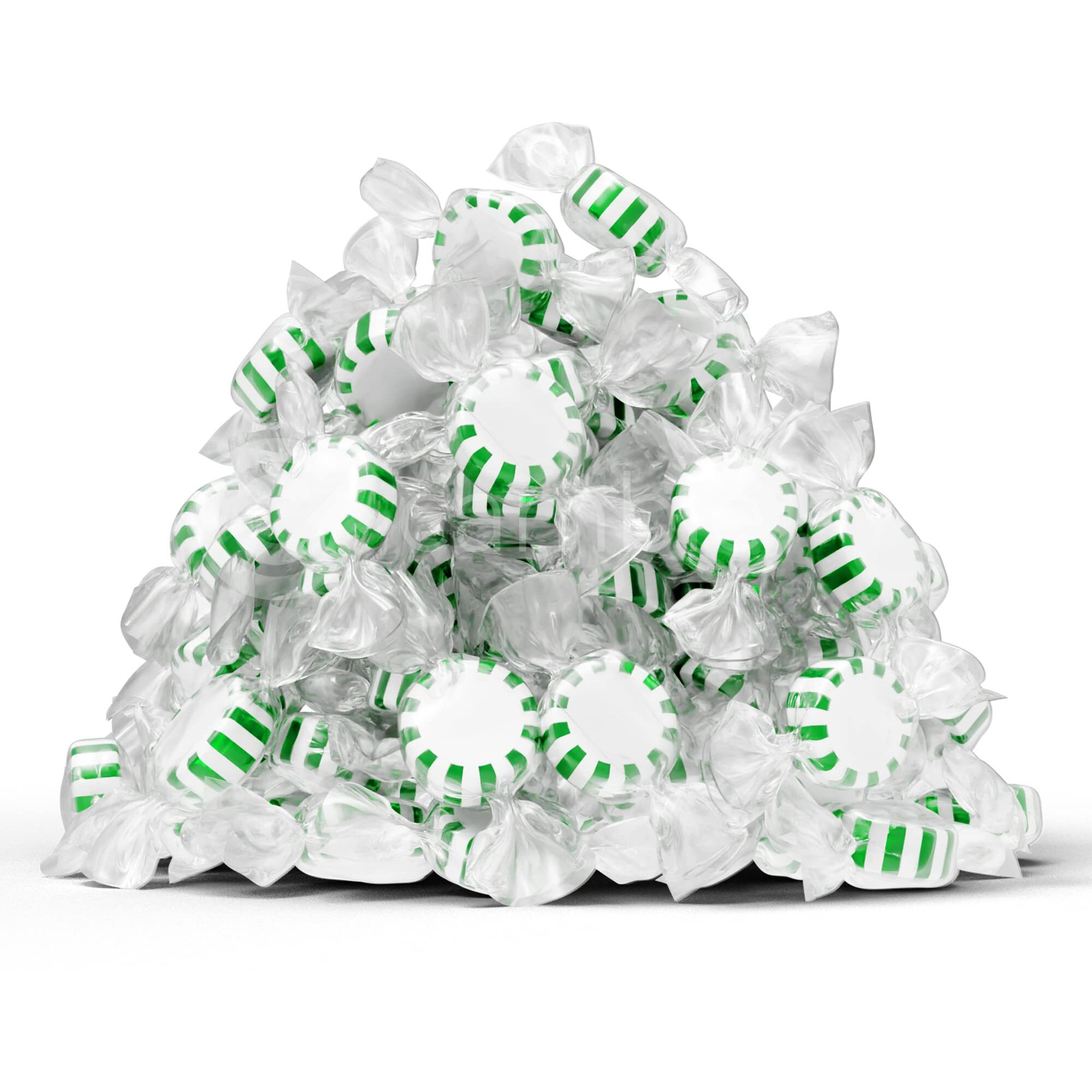 Arcor Spearmint Starlights Candy By Cambie | 2 Lbs Of Spearmint Starlight Mints | Individually Pinwheel Mint Hard Candy | Deliciously Sweet Mint Candy From Argentina, 2 Lb
