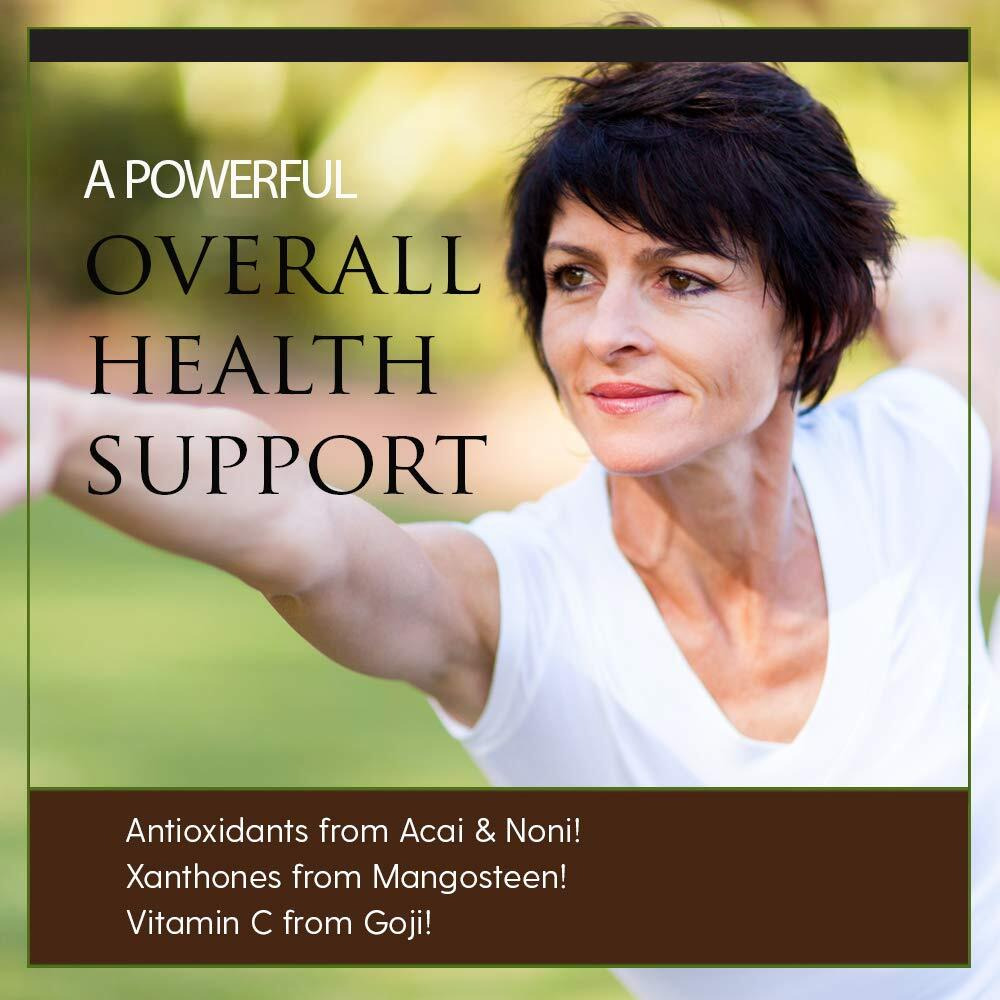 Lifetime Acai, Mangosteen, Noni & Goji Superfruit Juice Blend | Dynamic Antioxidant, No Gluten | For Healthy Circulation & Immunity | 32 Fl Oz