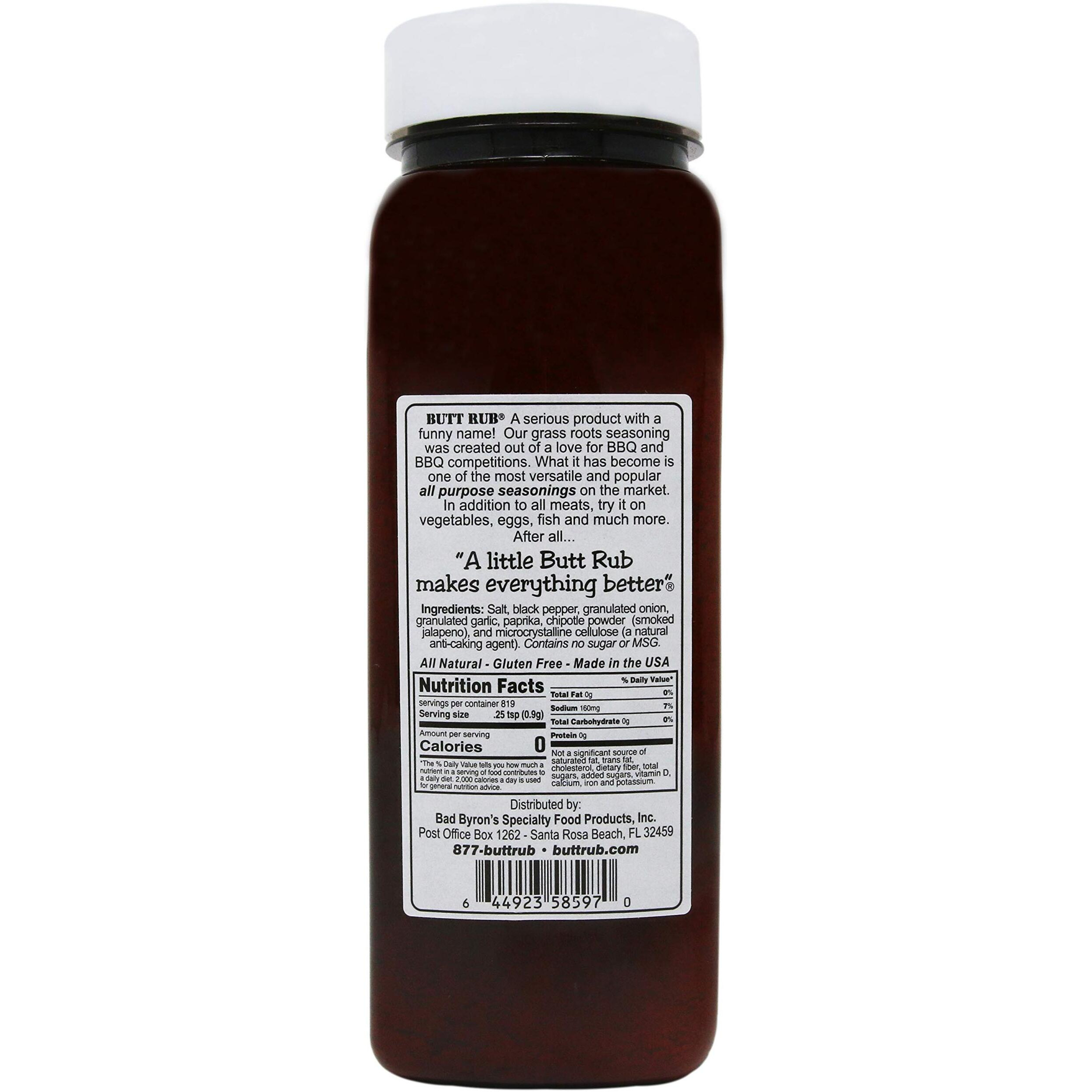 Bad Byron's Butt Rub Barbecue Seasoning, 26 Ounce