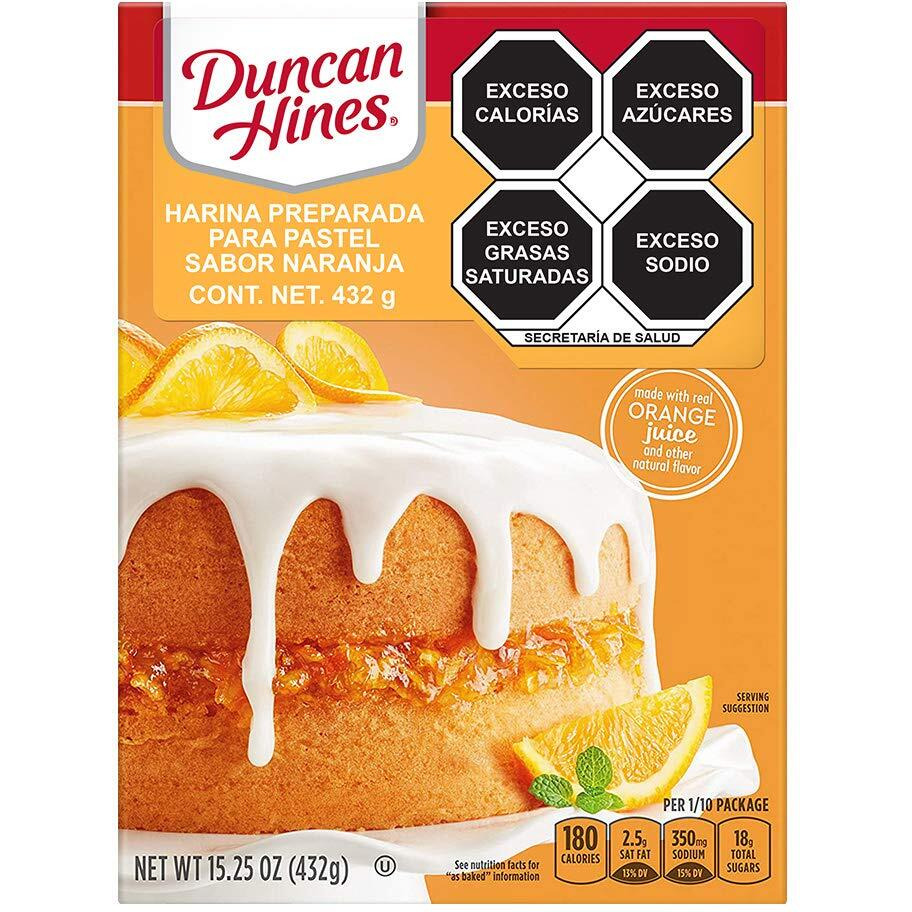 Duncan Hines Signature Perfectly Moist Orange Supreme Cake Mix, 15.25 Oz