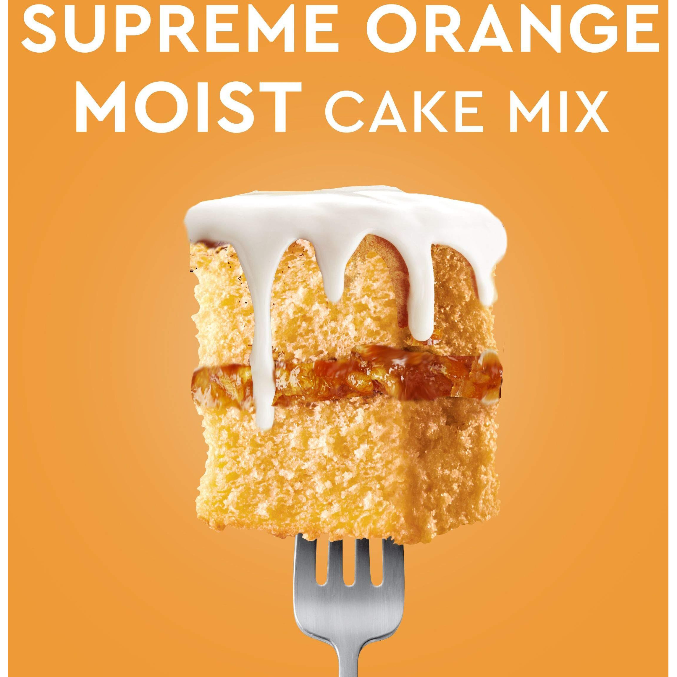 Duncan Hines Signature Perfectly Moist Orange Supreme Cake Mix, 15.25 Oz