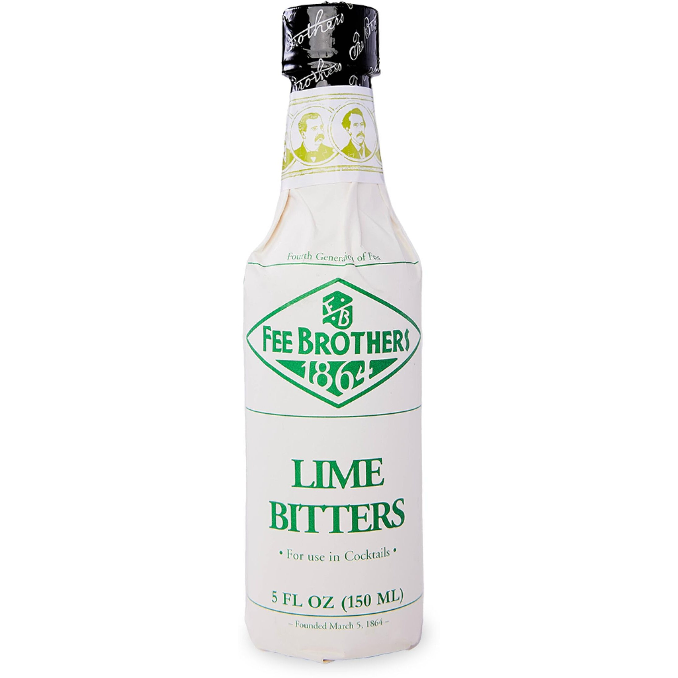 Fee Brothers Lime Cocktail Bitters - Aromatic Cocktail Mixer & Concentrated Flavoring, Gluten Free, Vegan-Friendly, 5 Fl Oz