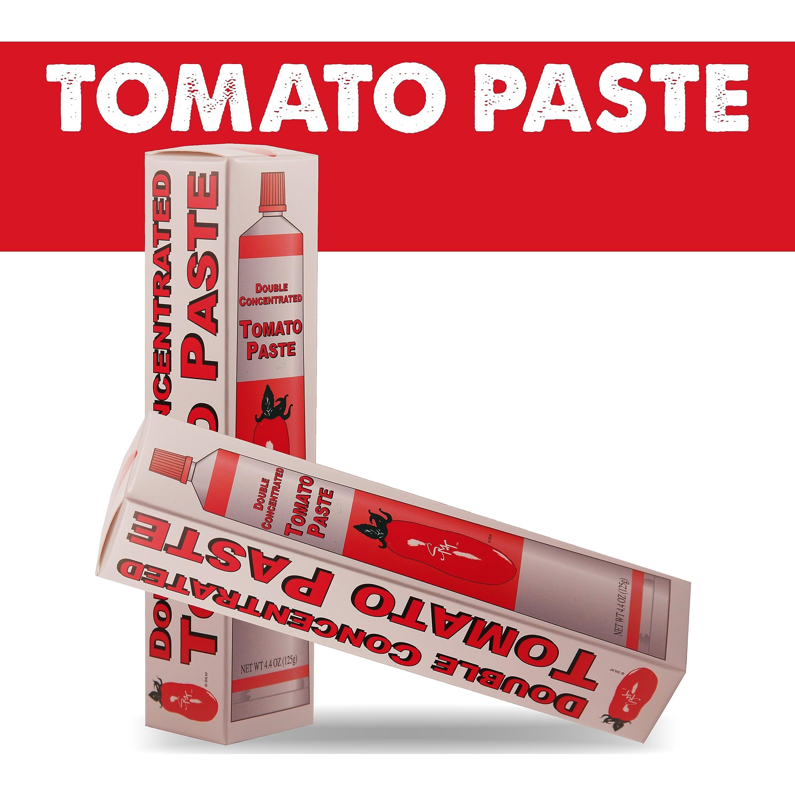 Smt San Merican Tomato Double Concentrated Tomato Paste, Imported From Italy, 4.4 Oz (Pack Of 2)