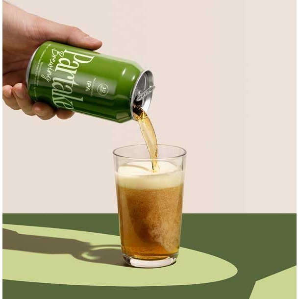 Partake Brewing Craft Non-Alcoholic Beer, Ipa 12 Pack X 12 Fl Oz Cans - Low-Calorie, Low-Carb, No Sugar, Award-Winning Taste, All-Natural Ingredients - Great Tasting Beer Without The Empty Calories