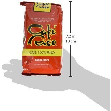 Cafe Rico Ground Regular Puerto Rican Coffee, 14 Ounce Bag (2 Pack)