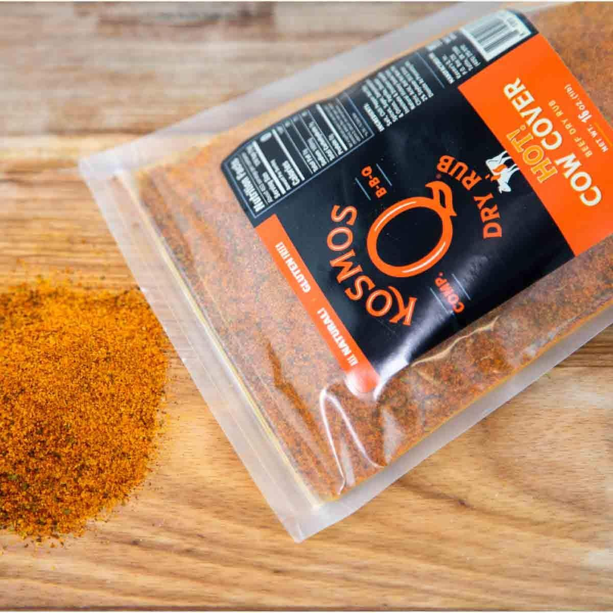 Kosmos Q Hot Cow Cover Bbq Rub, 16 Oz