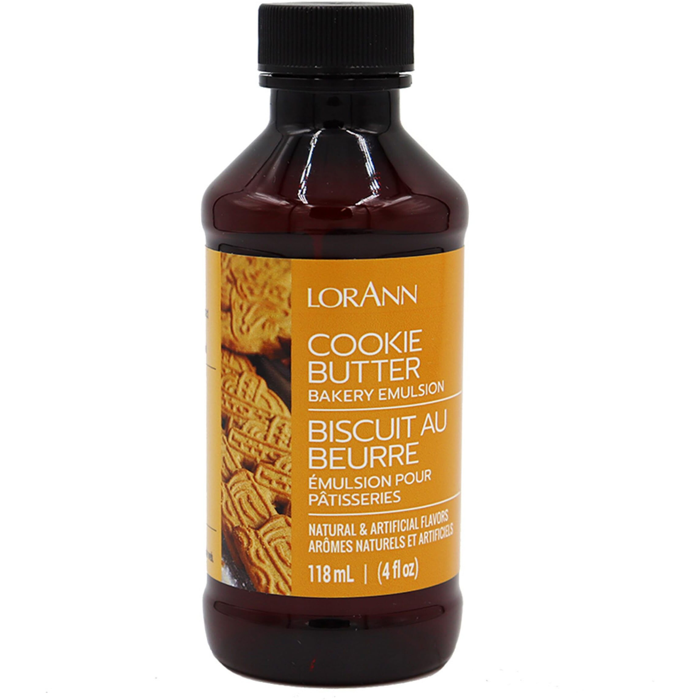 Lorann Cookie Butter Bakery Emulsion, 4 Ounce Bottle