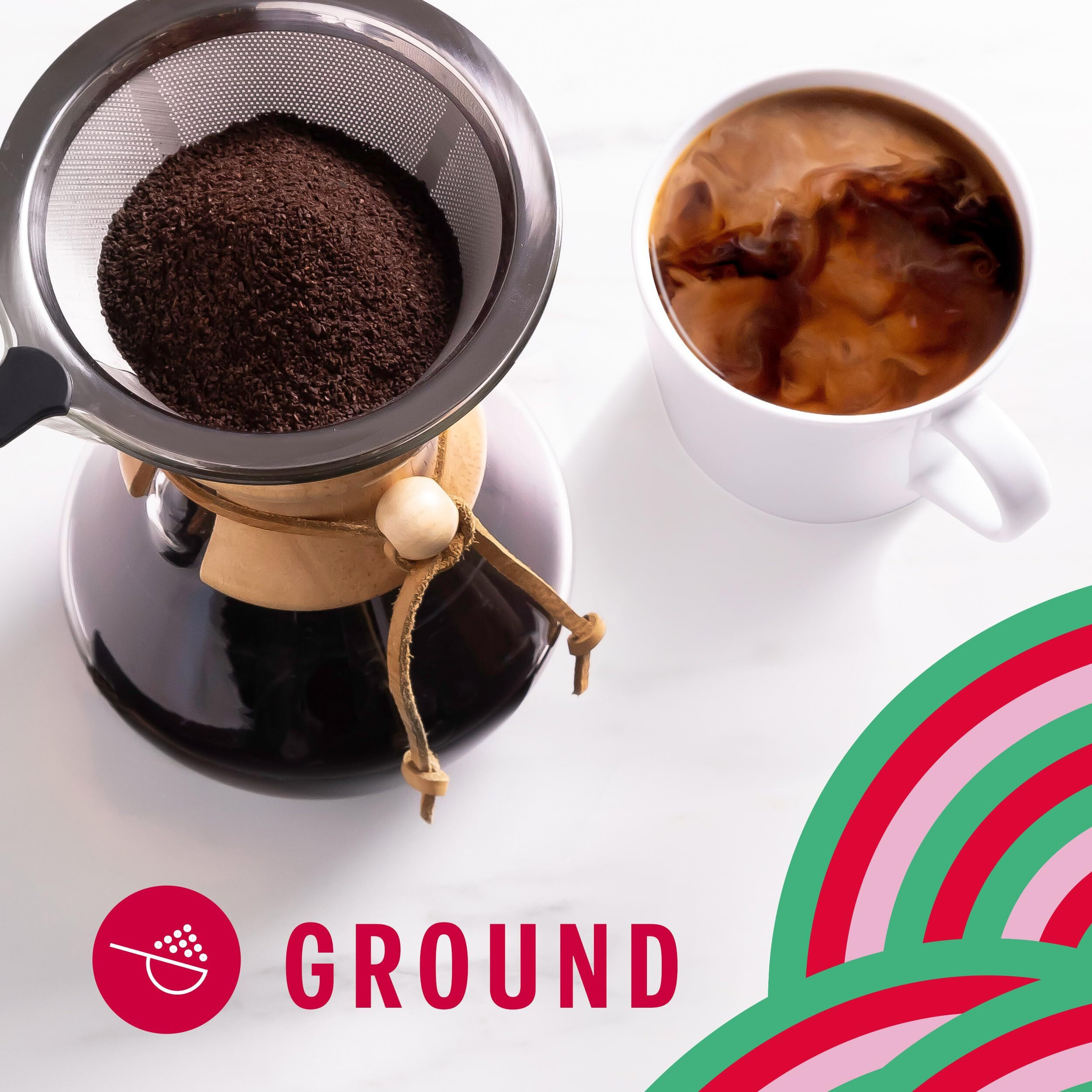 Starbucks Ground Coffee, Medium Roast Coffee, Holiday Blend, 100% Arabica, Limited Edition Holiday Coffee, 6 Bags (10 Oz Each)