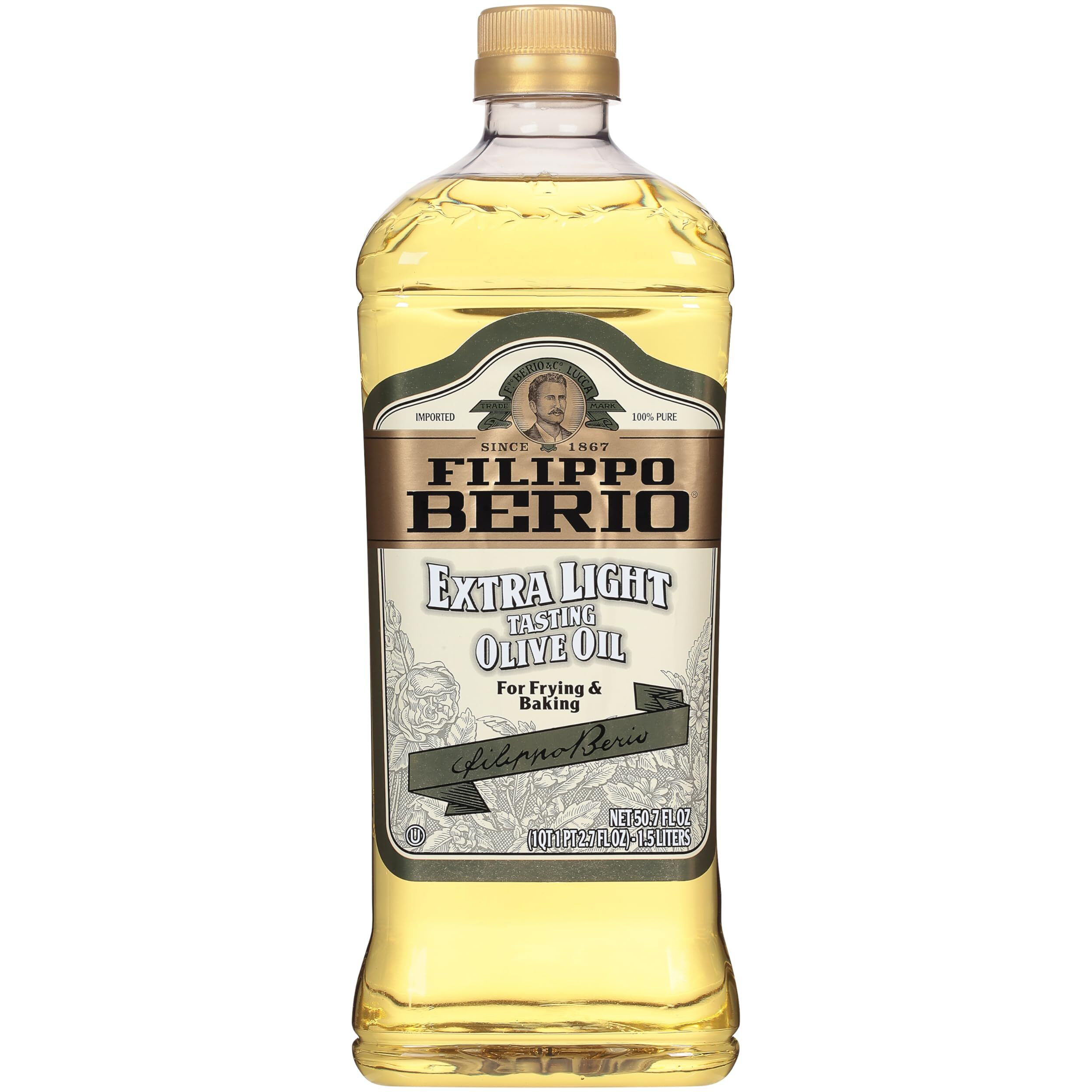 Filippo Berio Extra Light Olive Oil, 50.7 Ounce Rpet Bottle