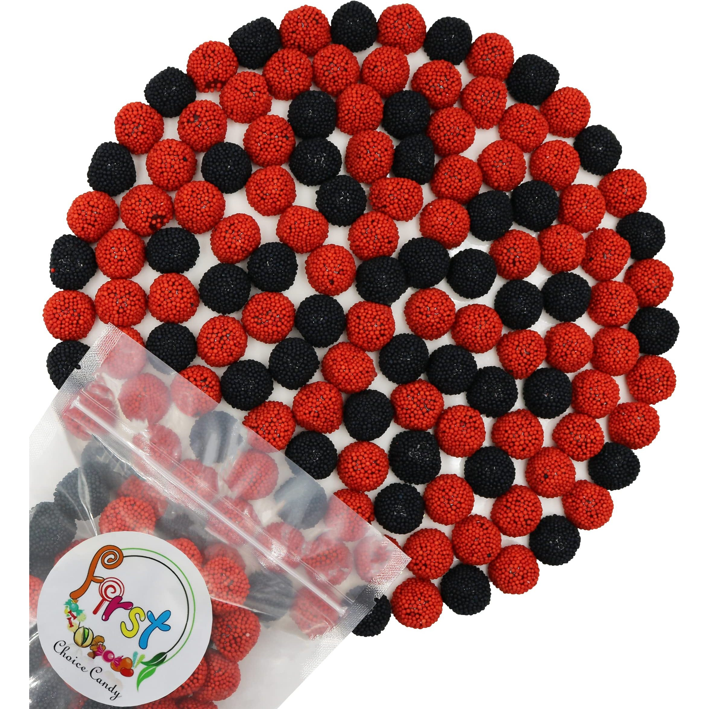 Firstchoicecandy Gummy Fruit Candy (Red Raspberry & Blackberry, 2 Pound (Pack Of 1))