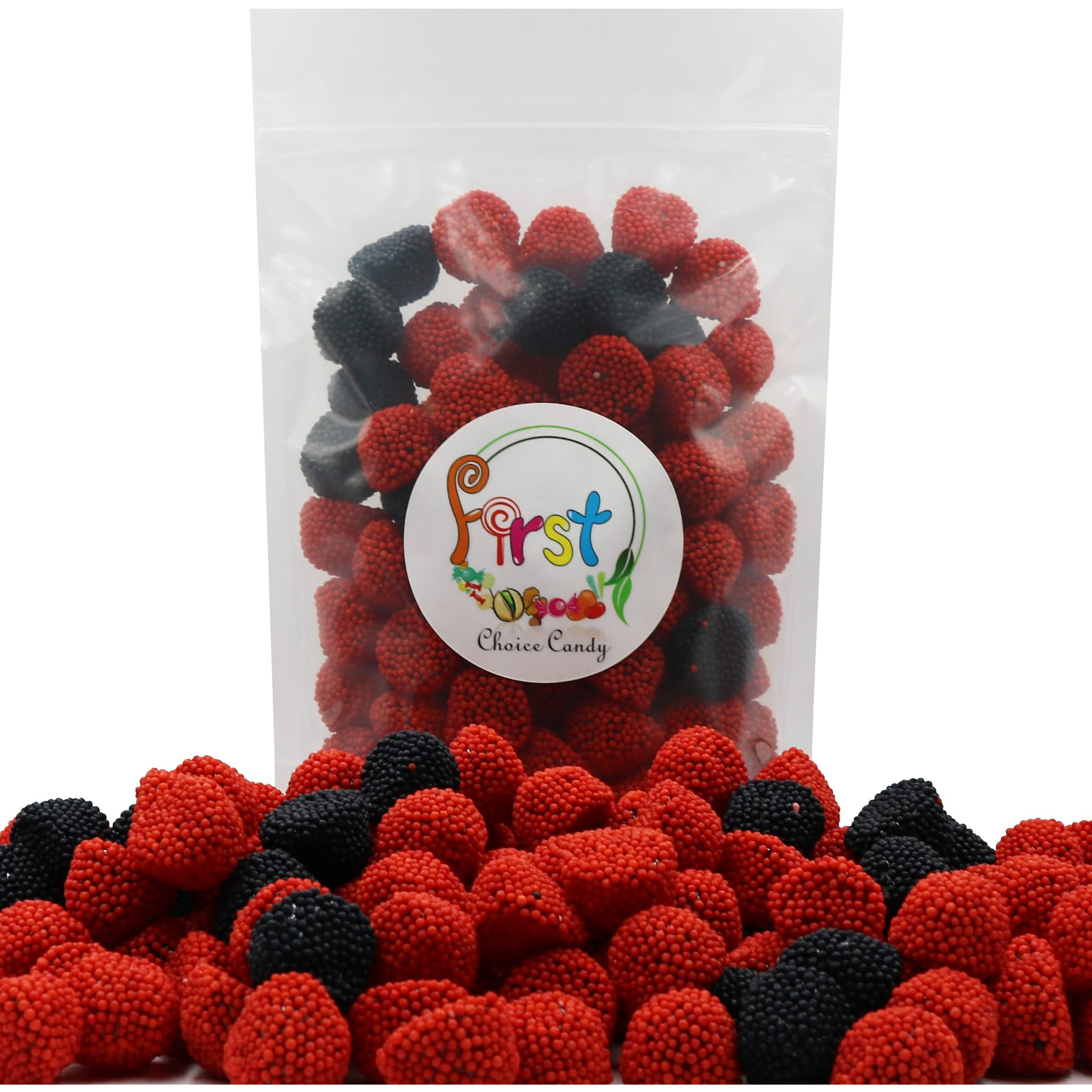 Firstchoicecandy Gummy Fruit Candy (Red Raspberry & Blackberry, 2 Pound (Pack Of 1))