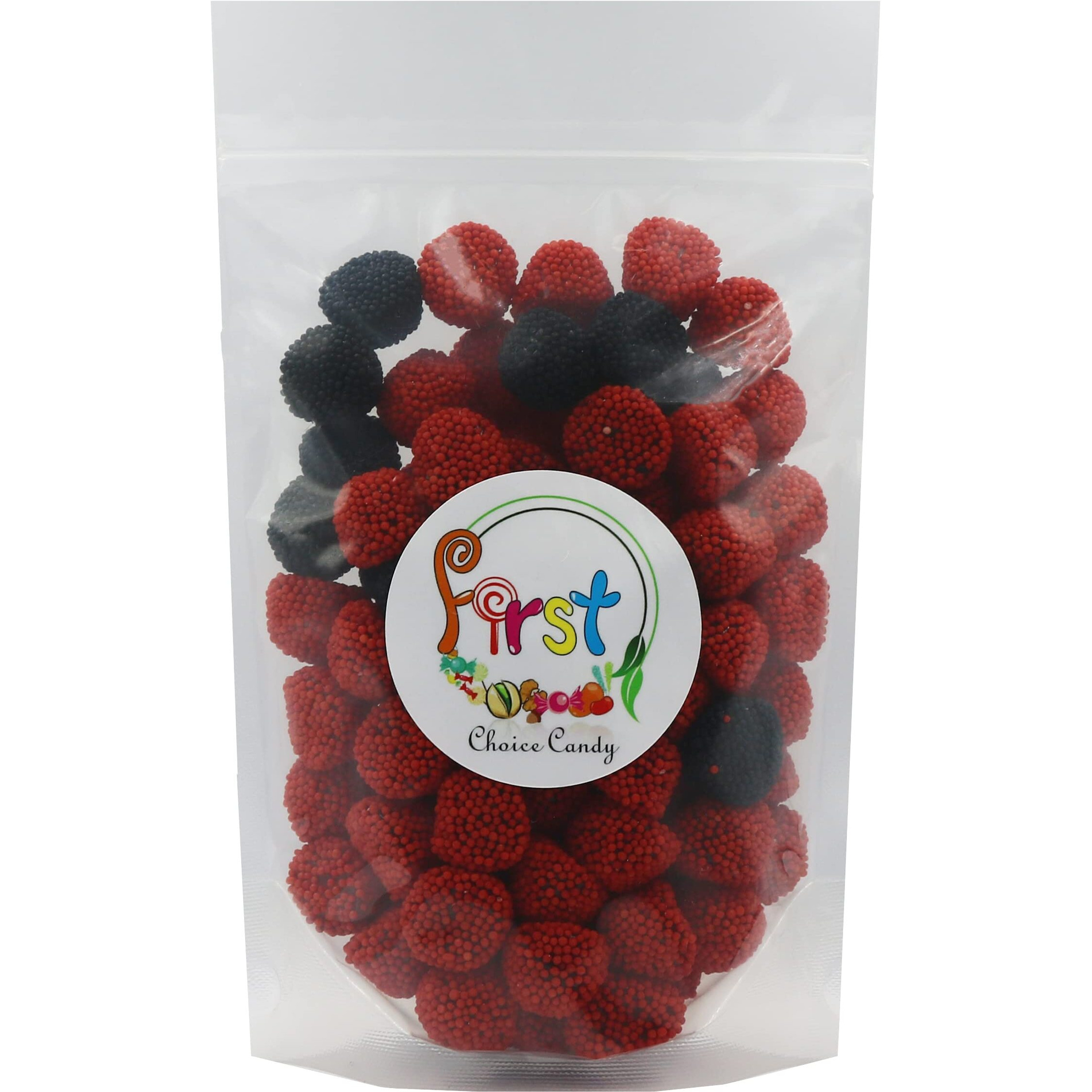 Firstchoicecandy Gummy Fruit Candy (Red Raspberry & Blackberry, 2 Pound (Pack Of 1))