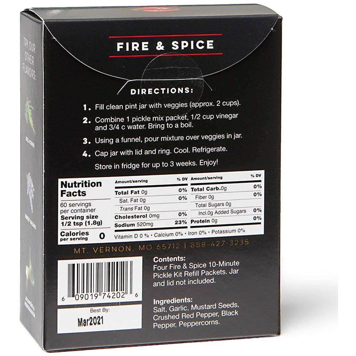 Fire & Spice Pickle Kit Refill