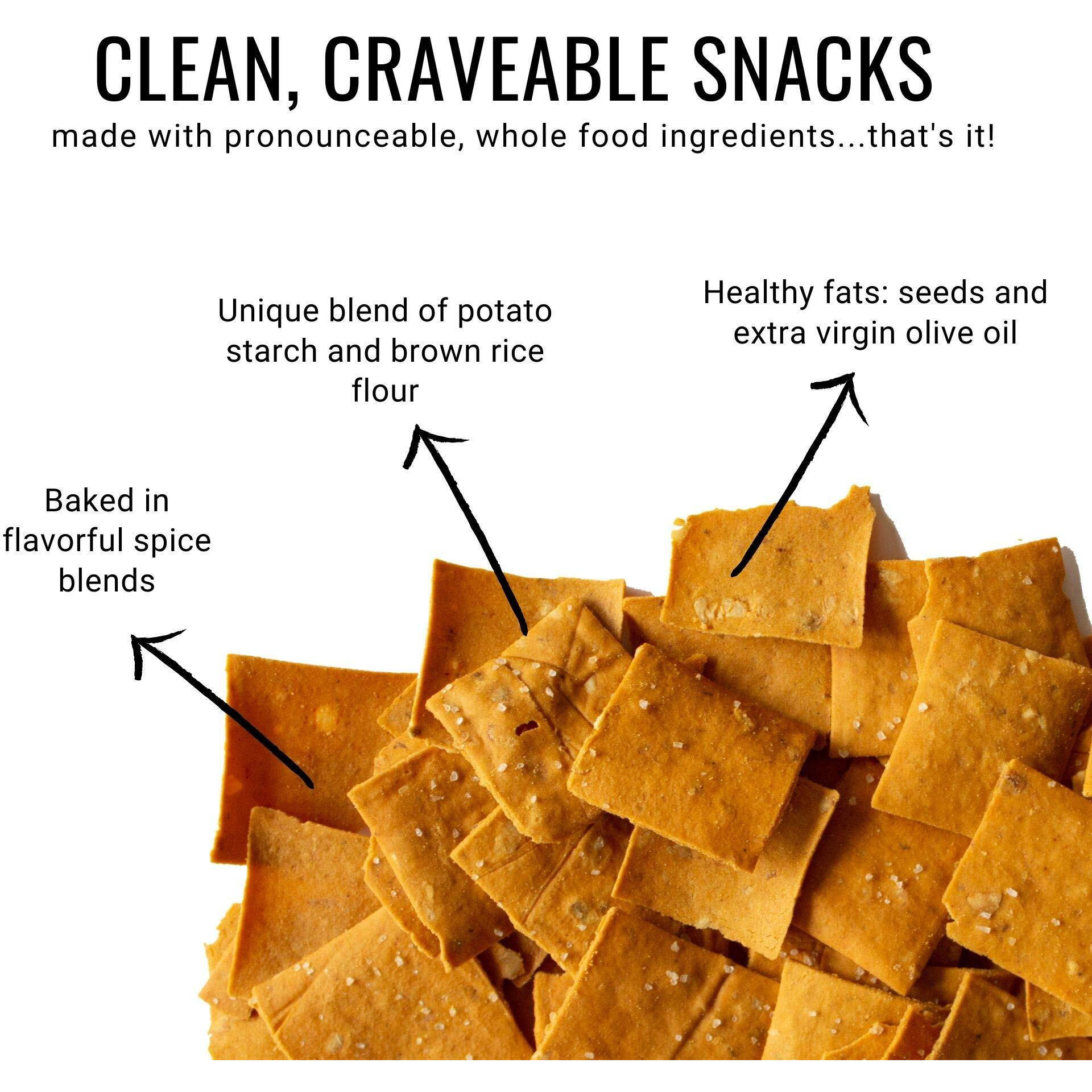 Every Body Eat Snack Thins, Fiery Chile Lime Flavor, Vegan, Gluten Free And Dairy Free (Pack Of 6)