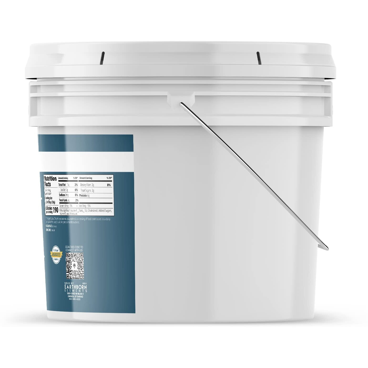 Earthborn Elements Almond Flour 2 Gallon Bucket, Extra Fine Powder, Grown In California, Gluten-Free