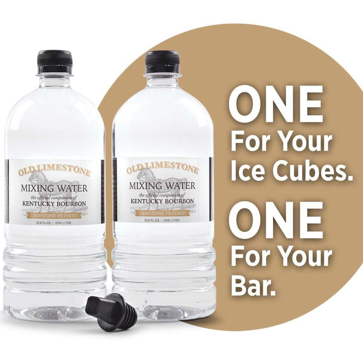 Pack Of 4 Old Limestone's 1 Liter Bottles