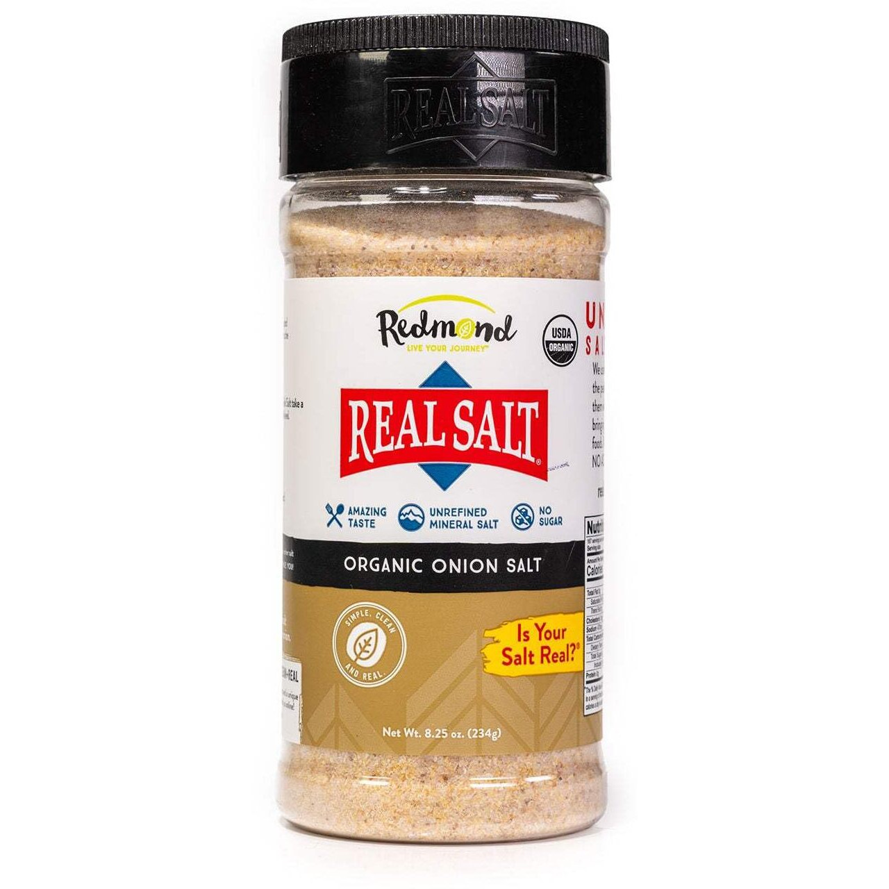 Real Salt Organic Onion Salt Shaker (8.25 Oz.)