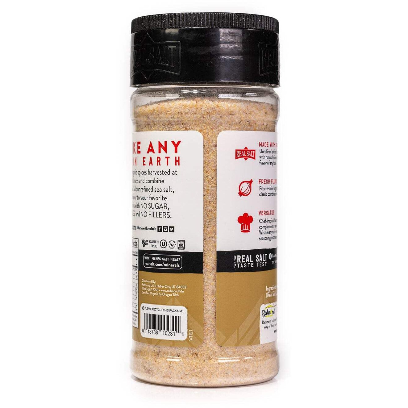 Real Salt Organic Onion Salt Shaker (8.25 Oz.)
