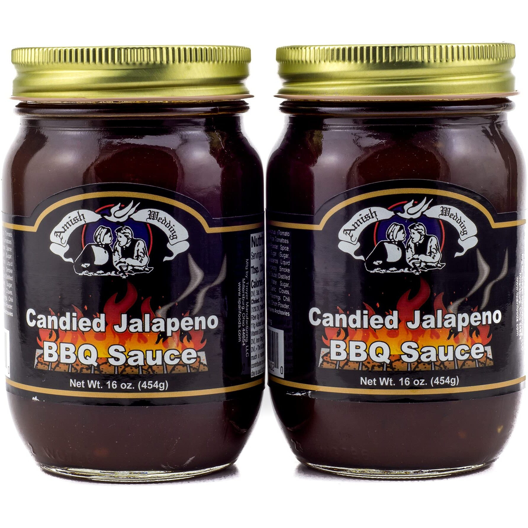 Amish Wedding Candied Jalapeno Bbq Sauce 15 Ounces (Pack Of 2)