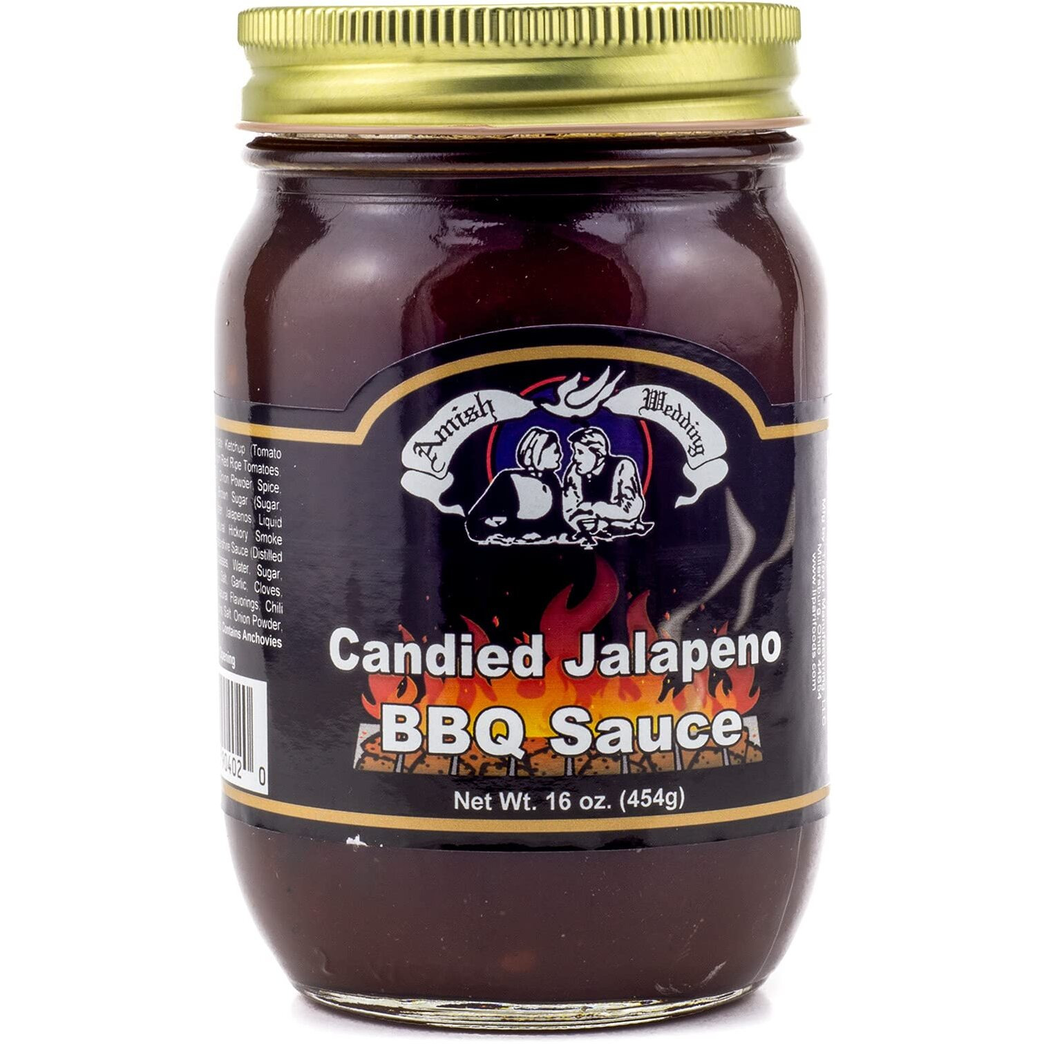 Amish Wedding Candied Jalapeno Bbq Sauce 15 Ounces (Pack Of 2)