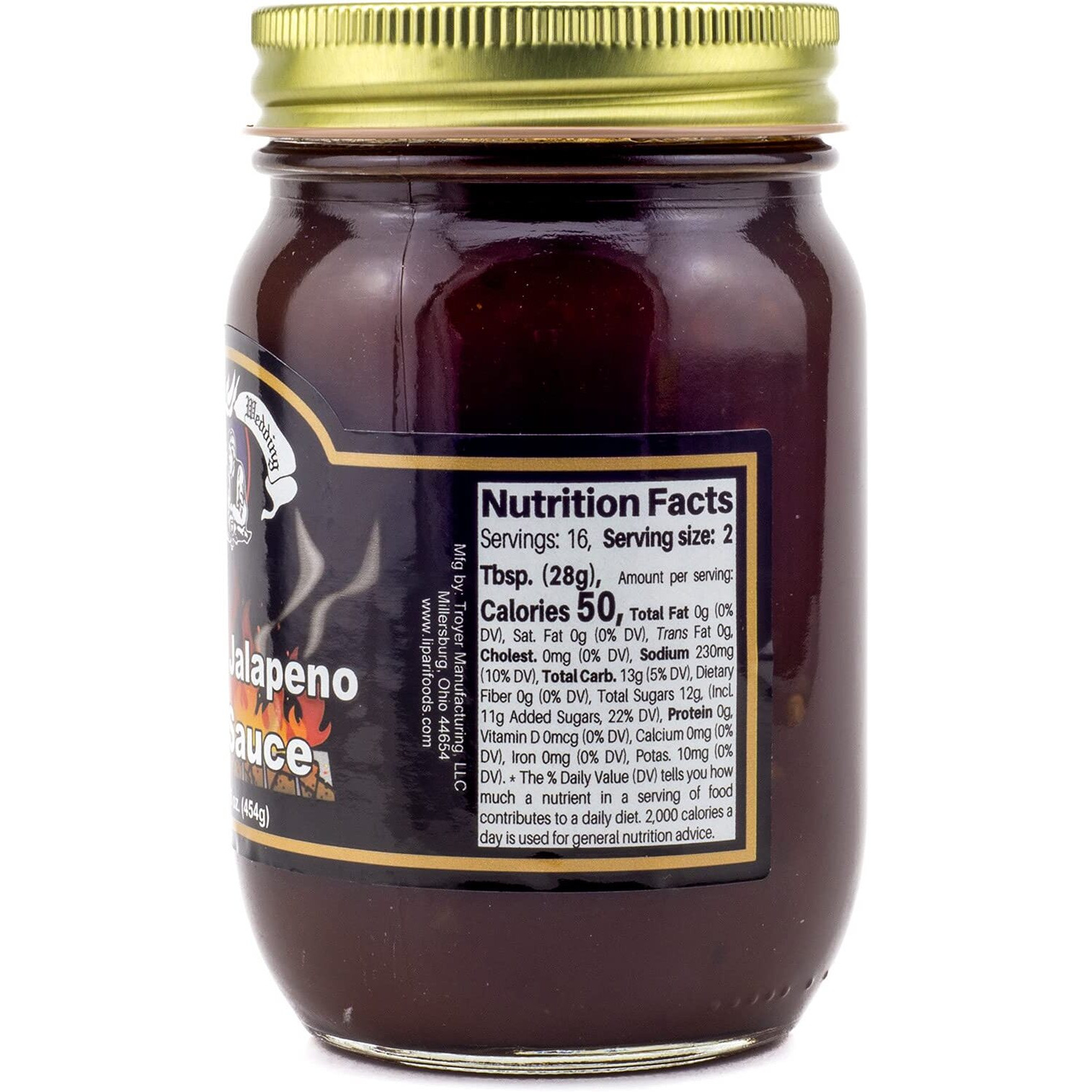 Amish Wedding Candied Jalapeno Bbq Sauce 15 Ounces (Pack Of 2)