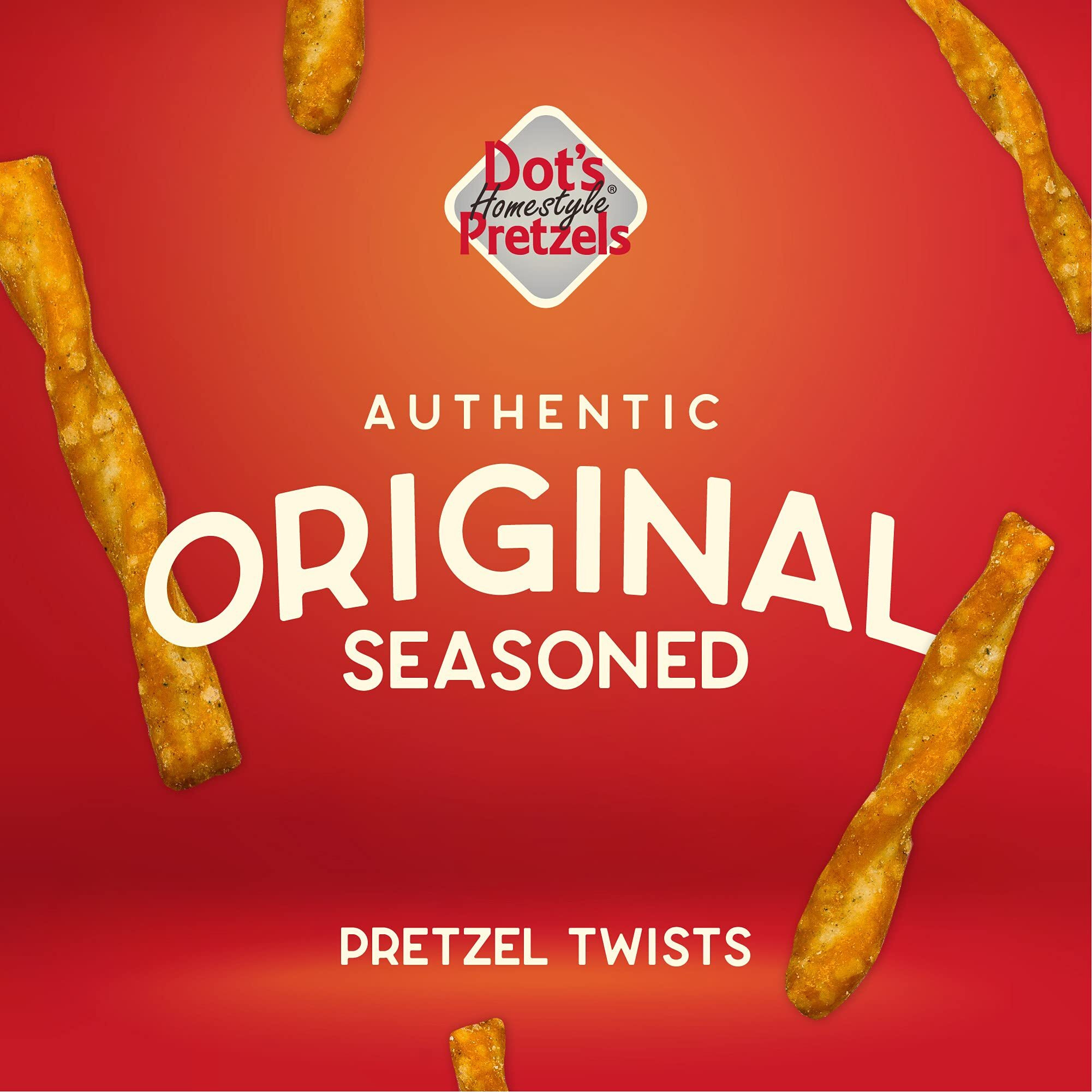Dot's Homestyle Pretzels 18 Ounce Family Size Honey Mustard & Original Seasoned Pretzel Twists Variety Pack (2 Pack)
