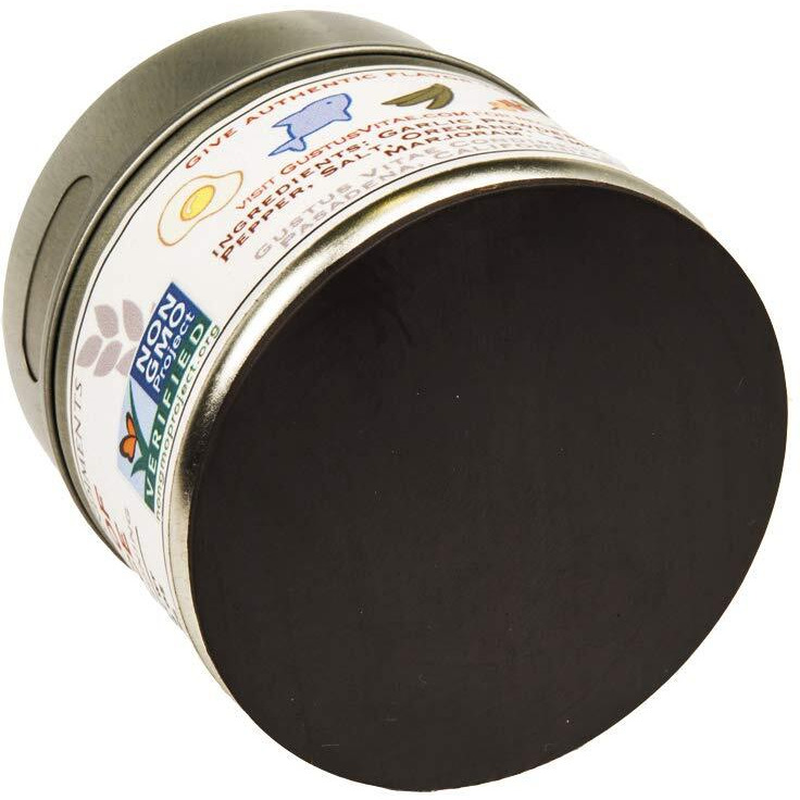 Gustus Vitae - Caramel Crme Brl  E Cane Sugar - Artisanal Infused Sugar - 11 Replacement For Plain Sugar - Gourmet Sweetener - All Natural - Small Batch - Magnetic Tin