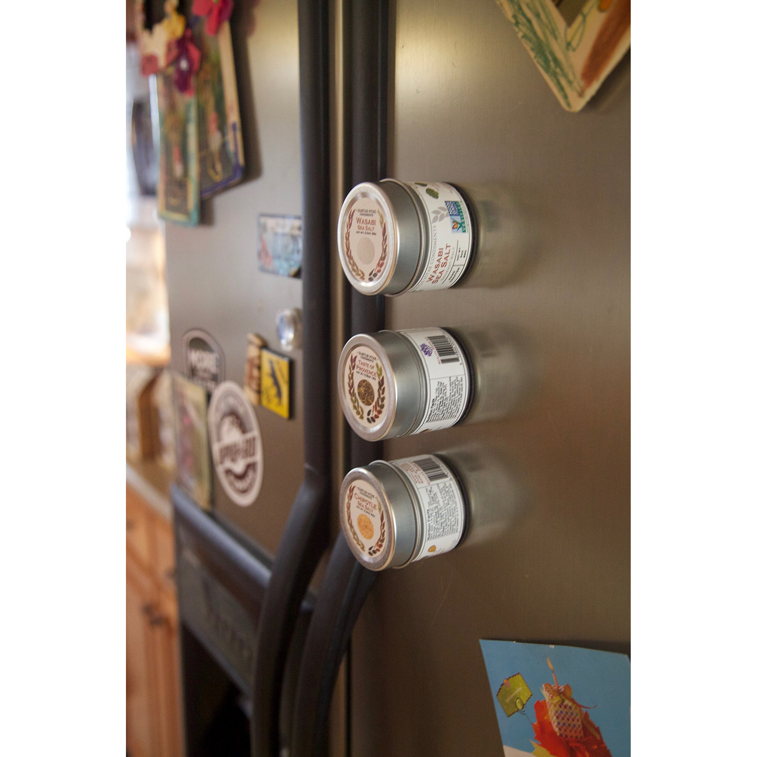 Gustus Vitae - Caramel Crme Brl  E Cane Sugar - Artisanal Infused Sugar - 11 Replacement For Plain Sugar - Gourmet Sweetener - All Natural - Small Batch - Magnetic Tin