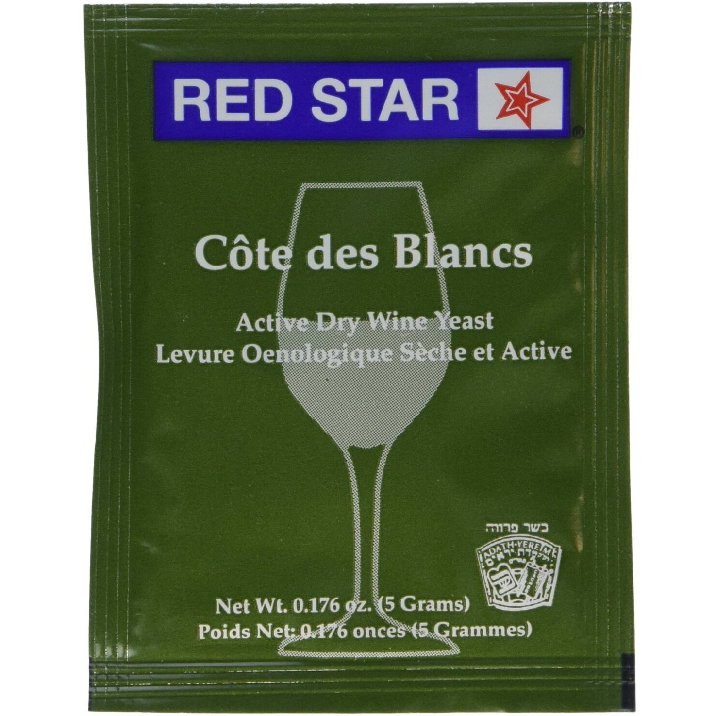 Cote Des Blancs Wine Yeast - 10 Packs